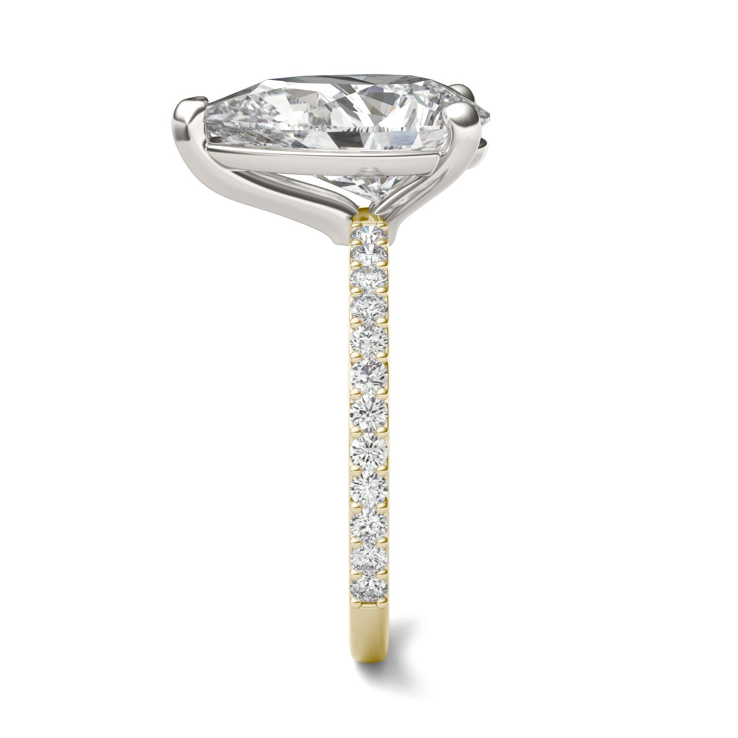 4 2/5 CTW Pear Caydia® Lab Grown Diamond Ring