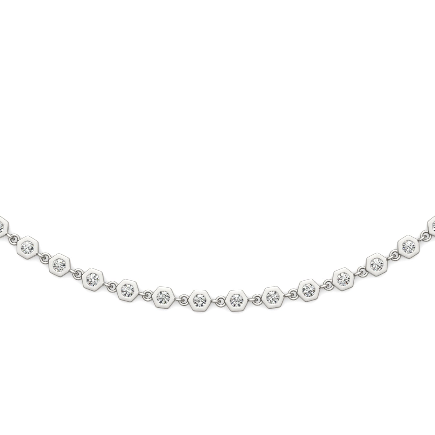 1.29 CTW DEW Round Forever Classic™ Moissanite Necklace