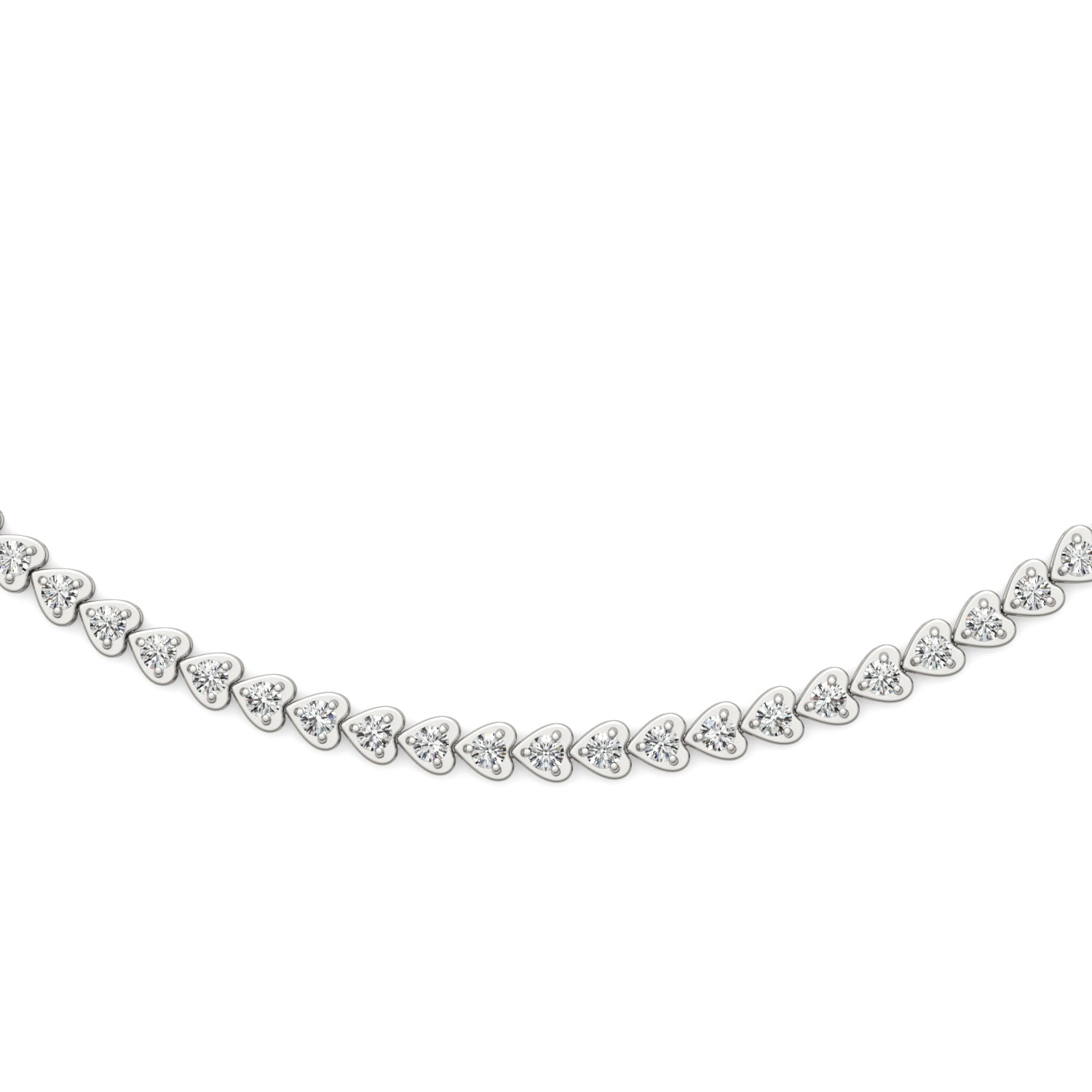 2.18 CTW DEW Round Forever Classic™ Moissanite Necklace