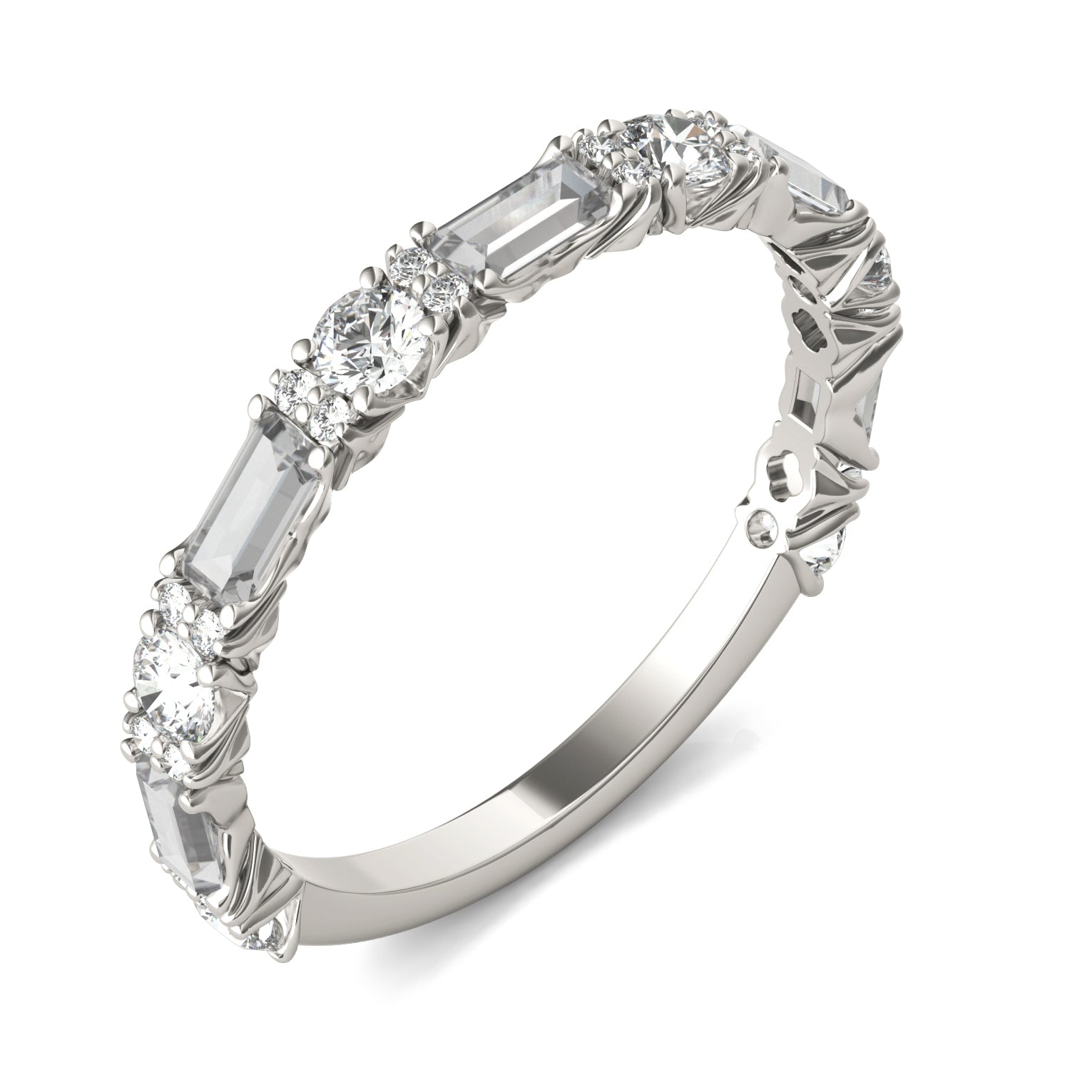 1 1/10 CTW Straight Baguette Caydia® Lab Grown Diamond Ring