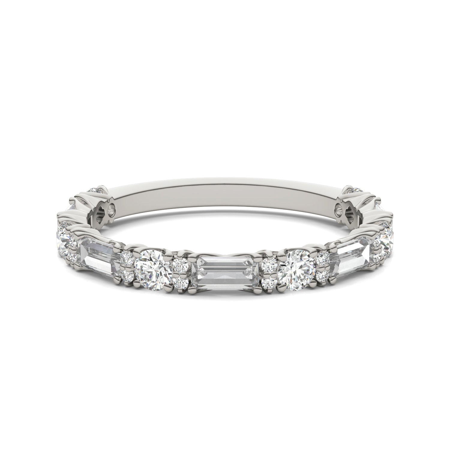 1 1/10 CTW Straight Baguette Caydia® Lab Grown Diamond Ring