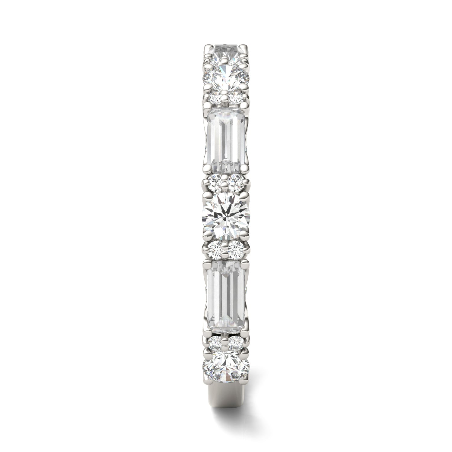 1 1/10 CTW Straight Baguette Caydia® Lab Grown Diamond Ring