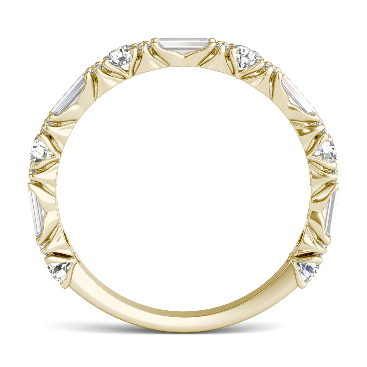 1 1/10 CTW Straight Baguette Caydia® Lab Grown Diamond Ring