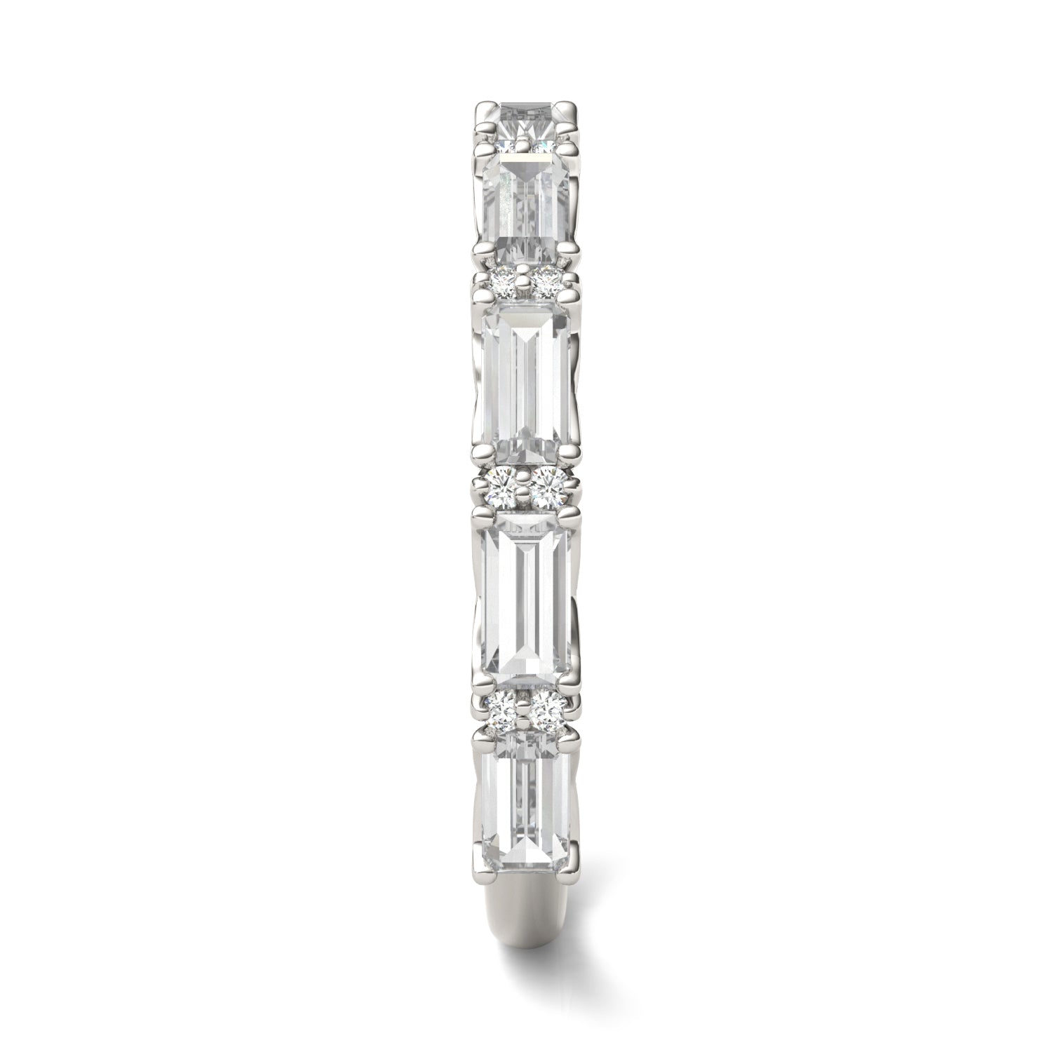 1 1/4 CTW Straight Baguette Caydia® Lab Grown Diamond Ring