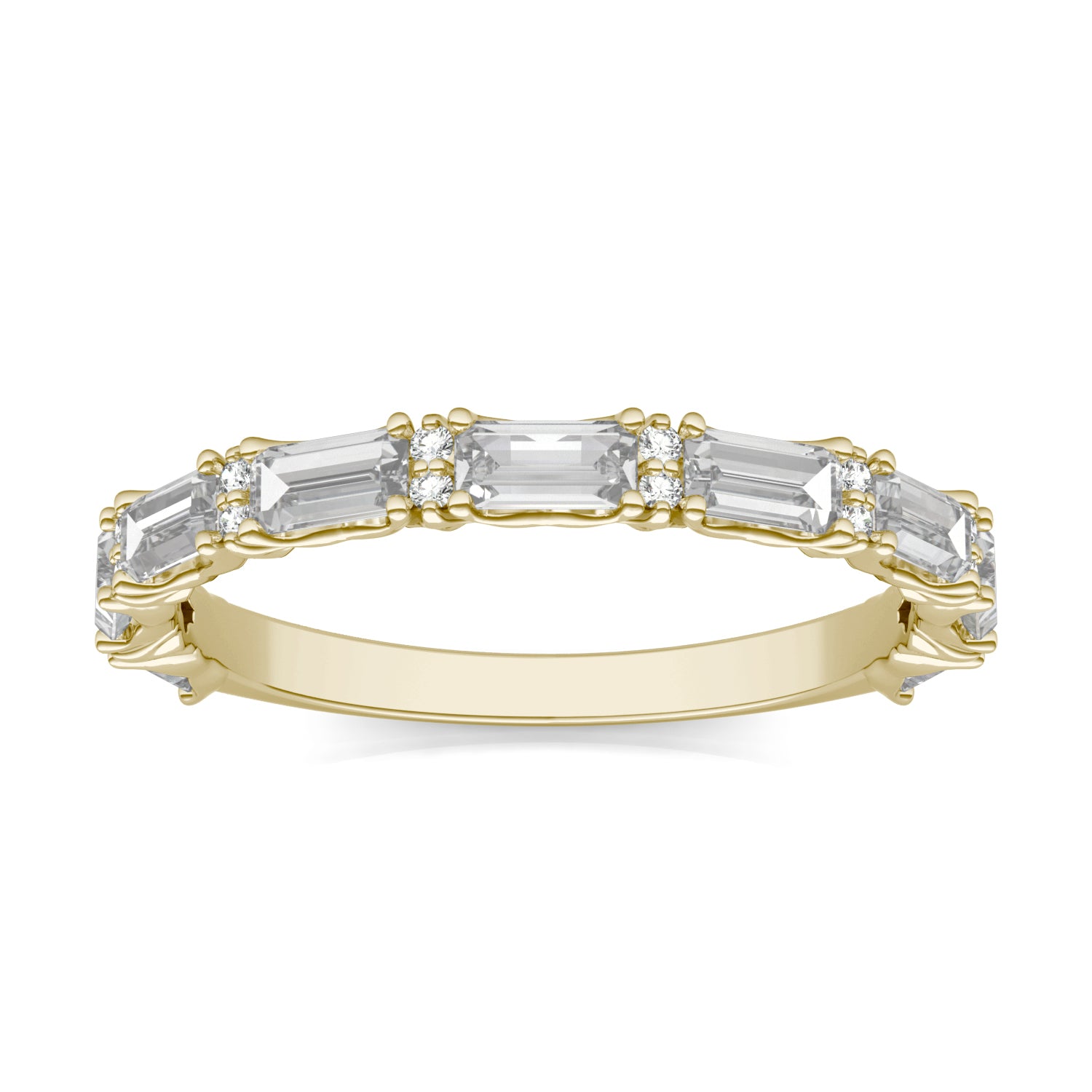 1 1/4 CTW Straight Baguette Caydia® Lab Grown Diamond Ring