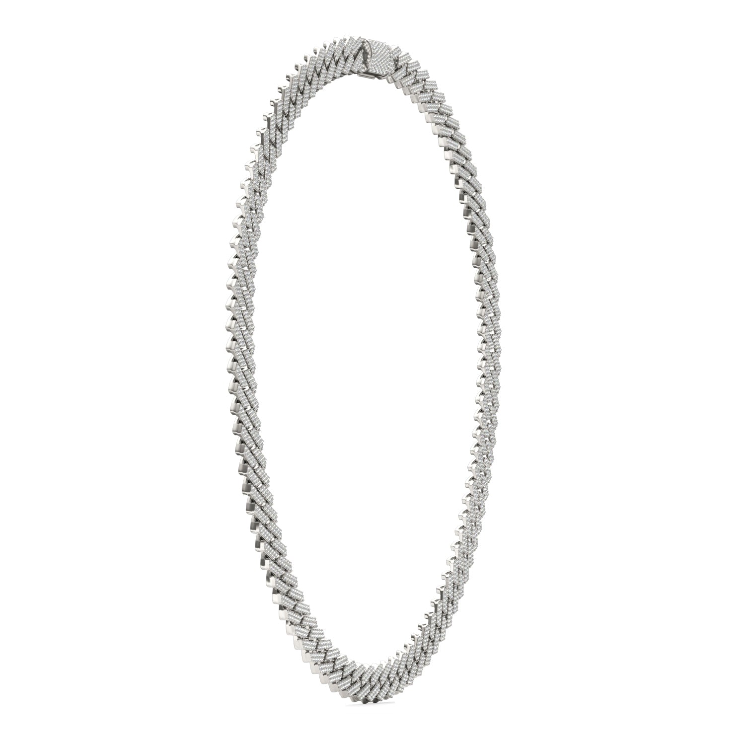 20 3/4 CTW Round Caydia® Lab Grown Diamond Cuban Link 22in Necklace