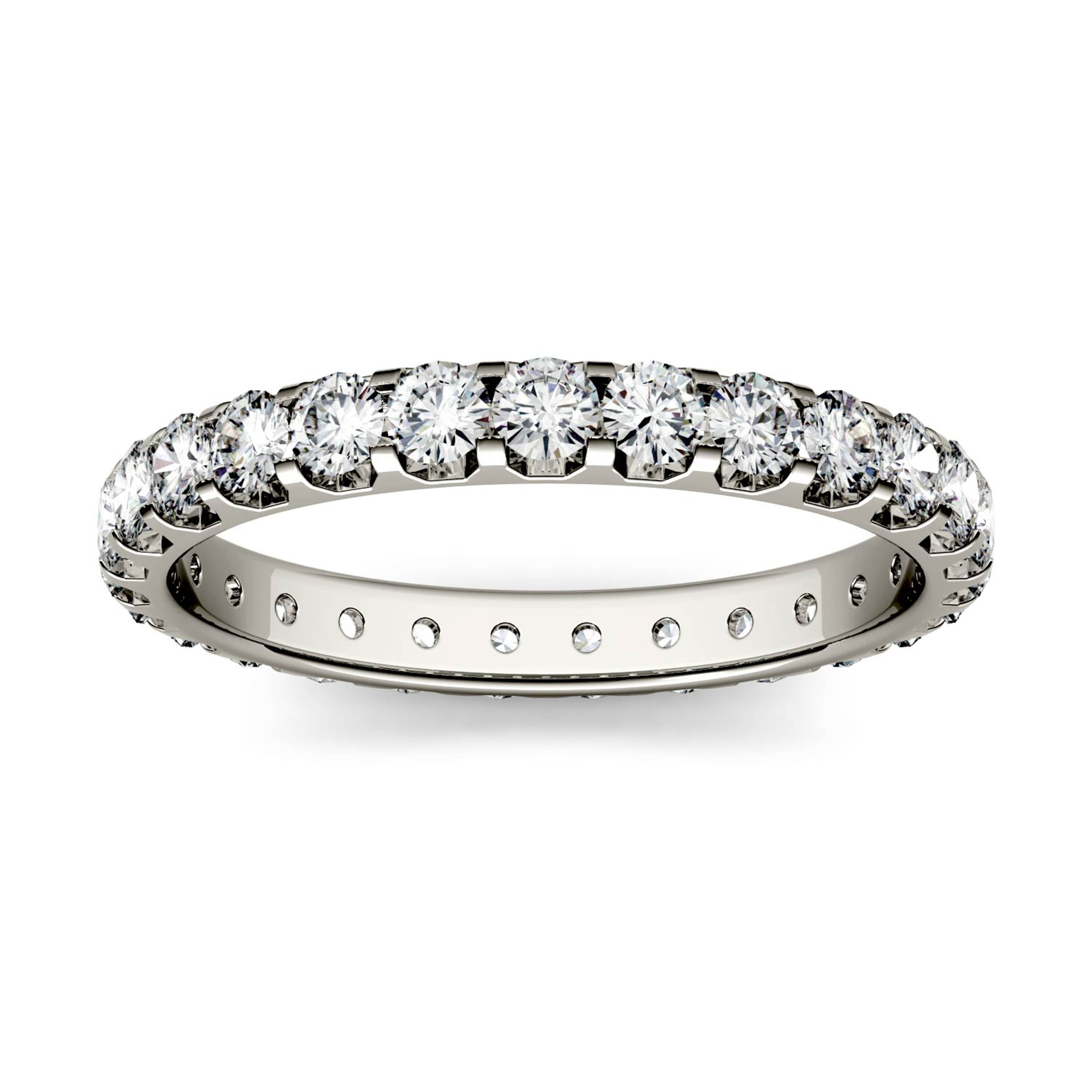 1.04 CTW DEW Round Forever One™ Moissanite Eternity Band Ring