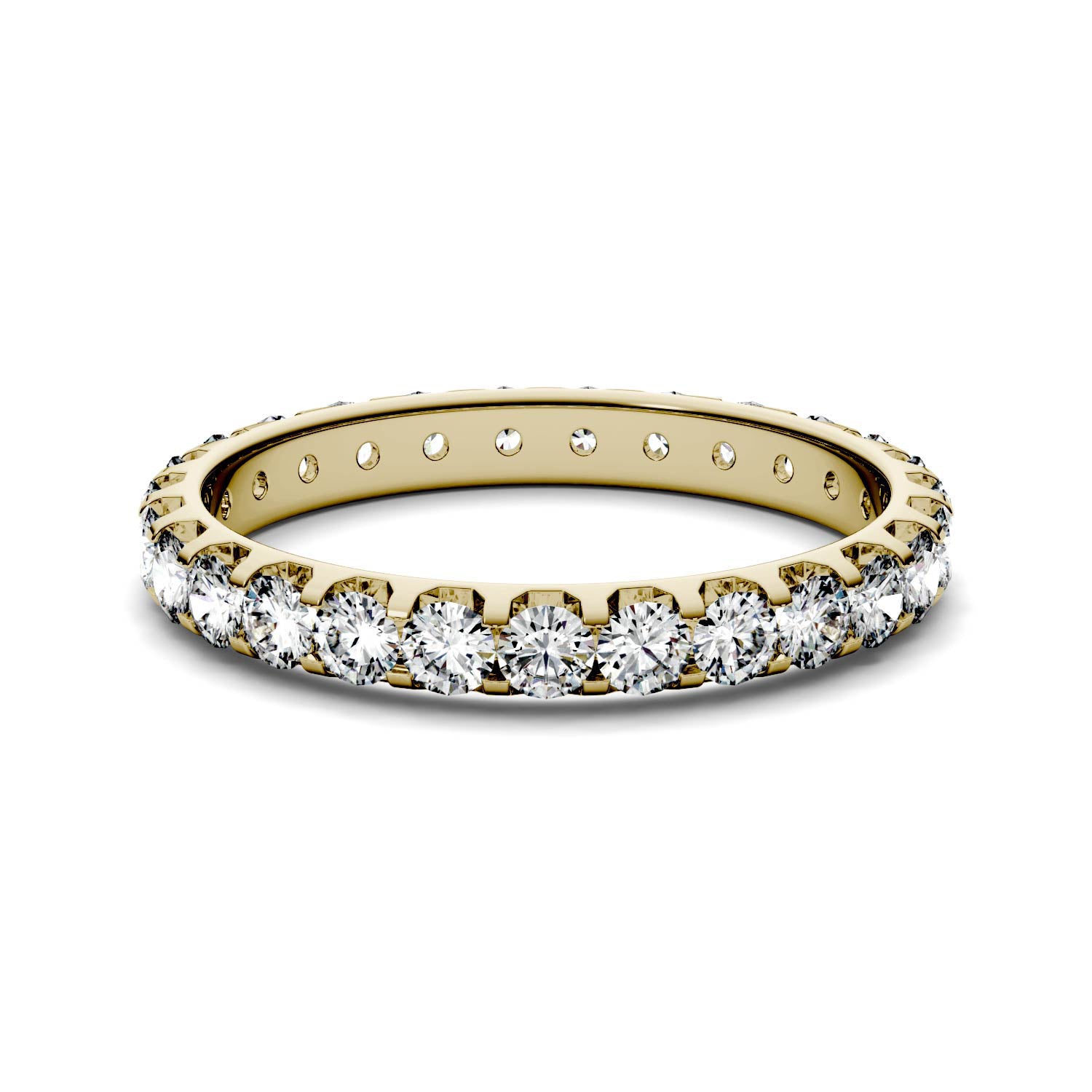 1.04 CTW DEW Round Forever One™ Moissanite Eternity Band Ring