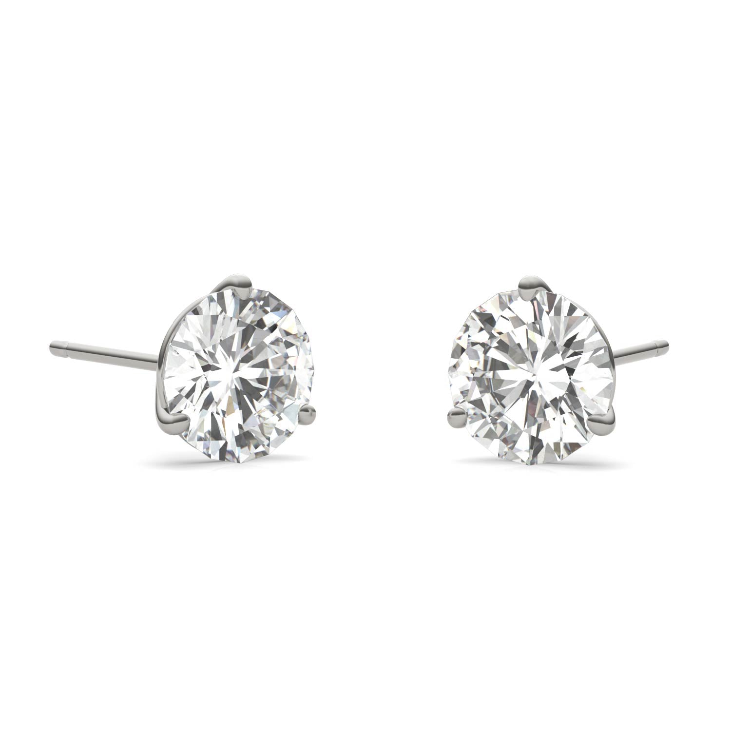 3.00 CTW DEW Round Forever Bright™ Moissanite Earrings