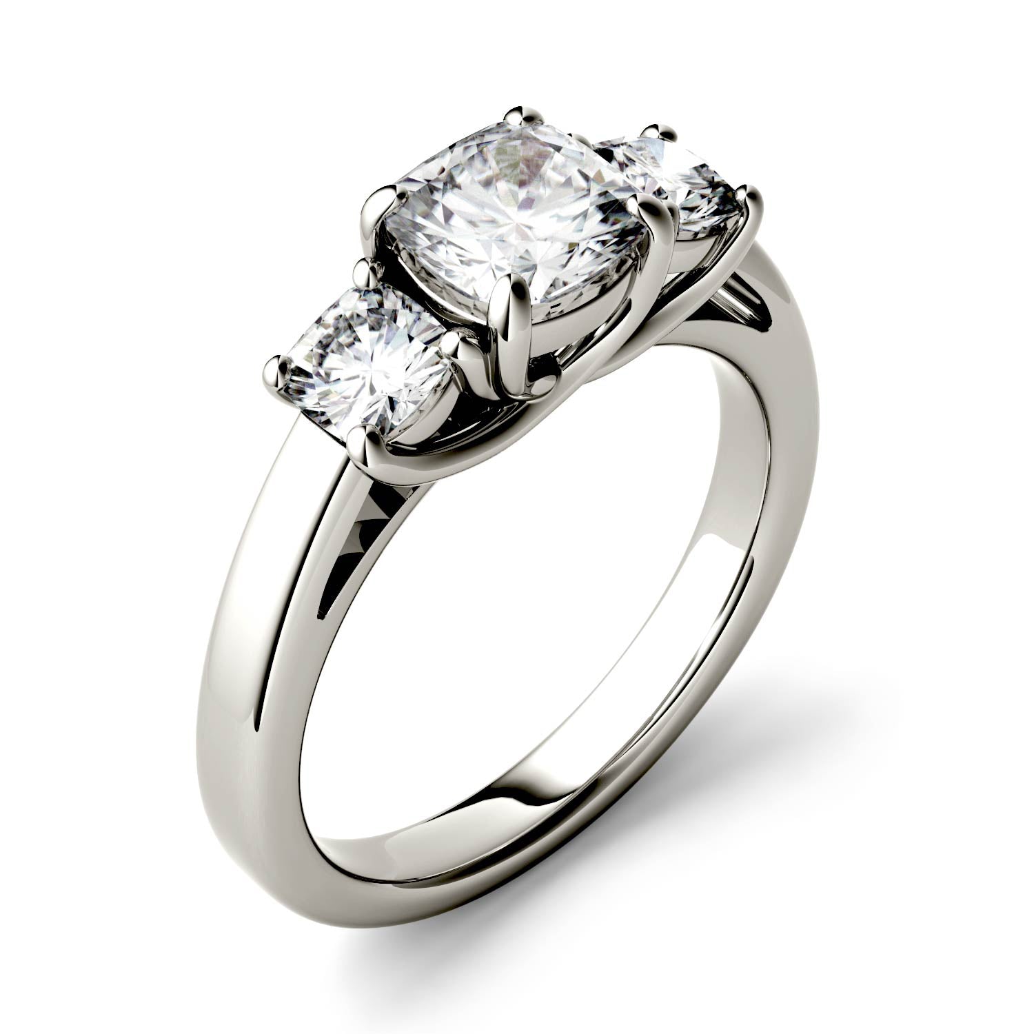 1.76 CTW DEW Cushion Forever Bright™ Moissanite Ring