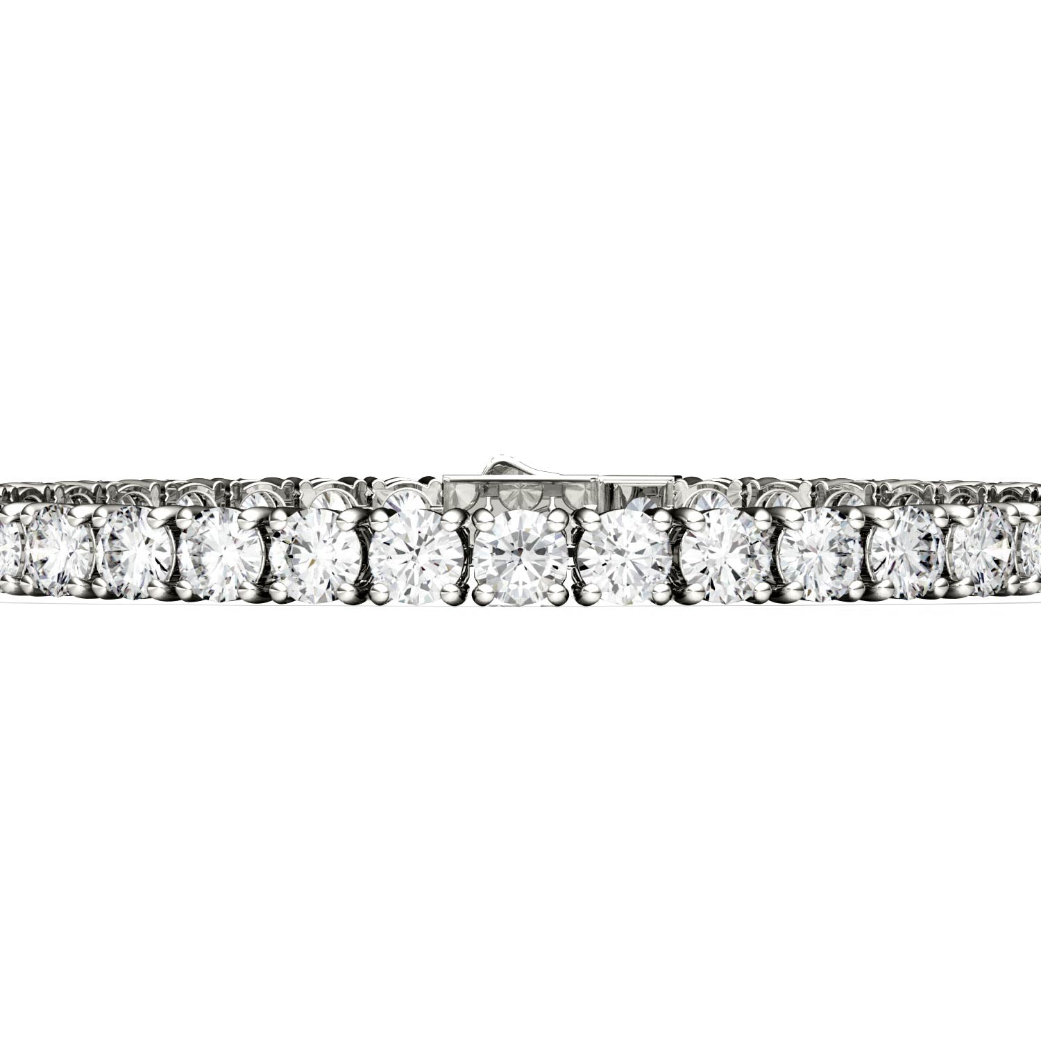 9.89 CTW DEW Round Forever One™ Moissanite Tennis Bracelet