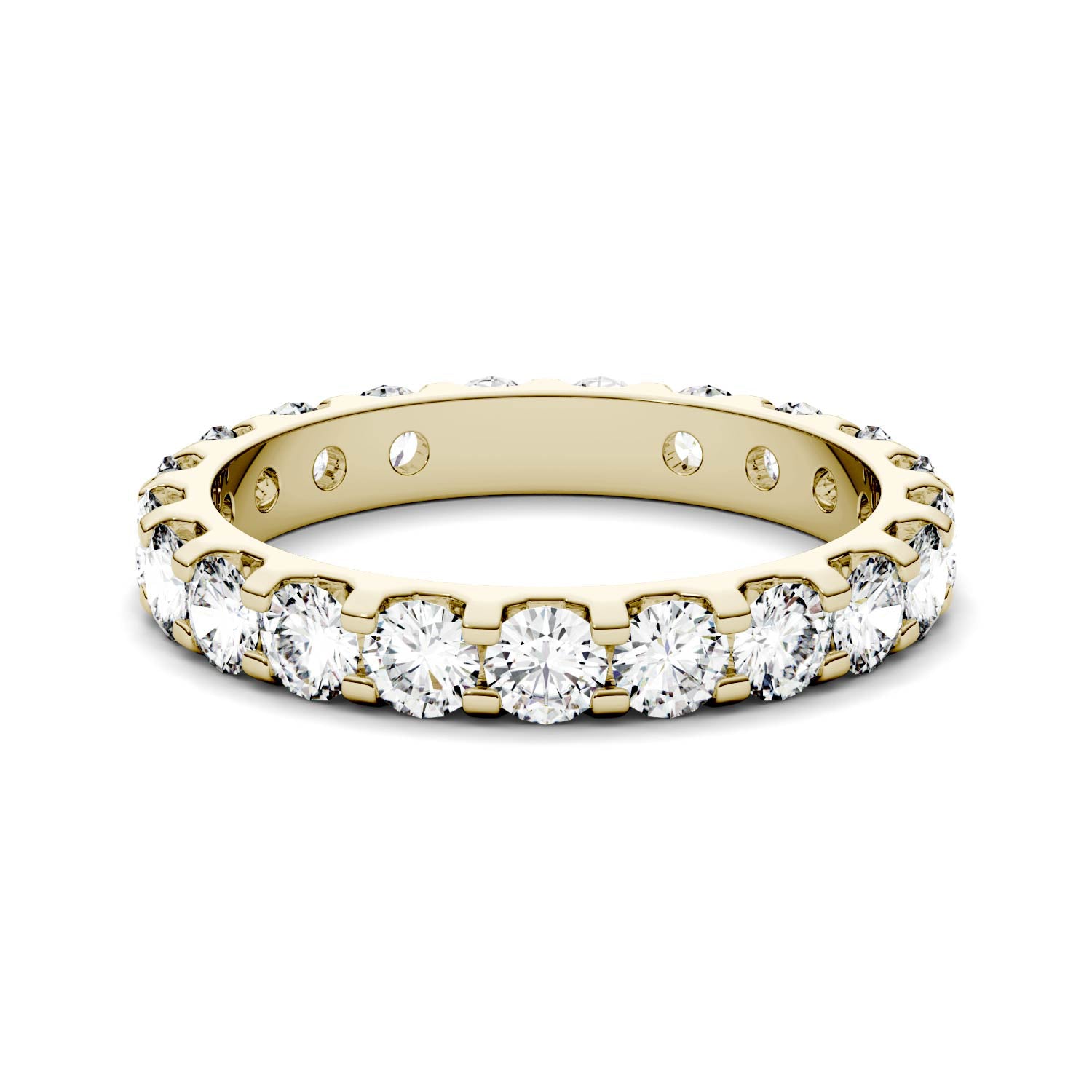 2.10 CTW DEW Round Forever One™ Moissanite Eternity Band Ring