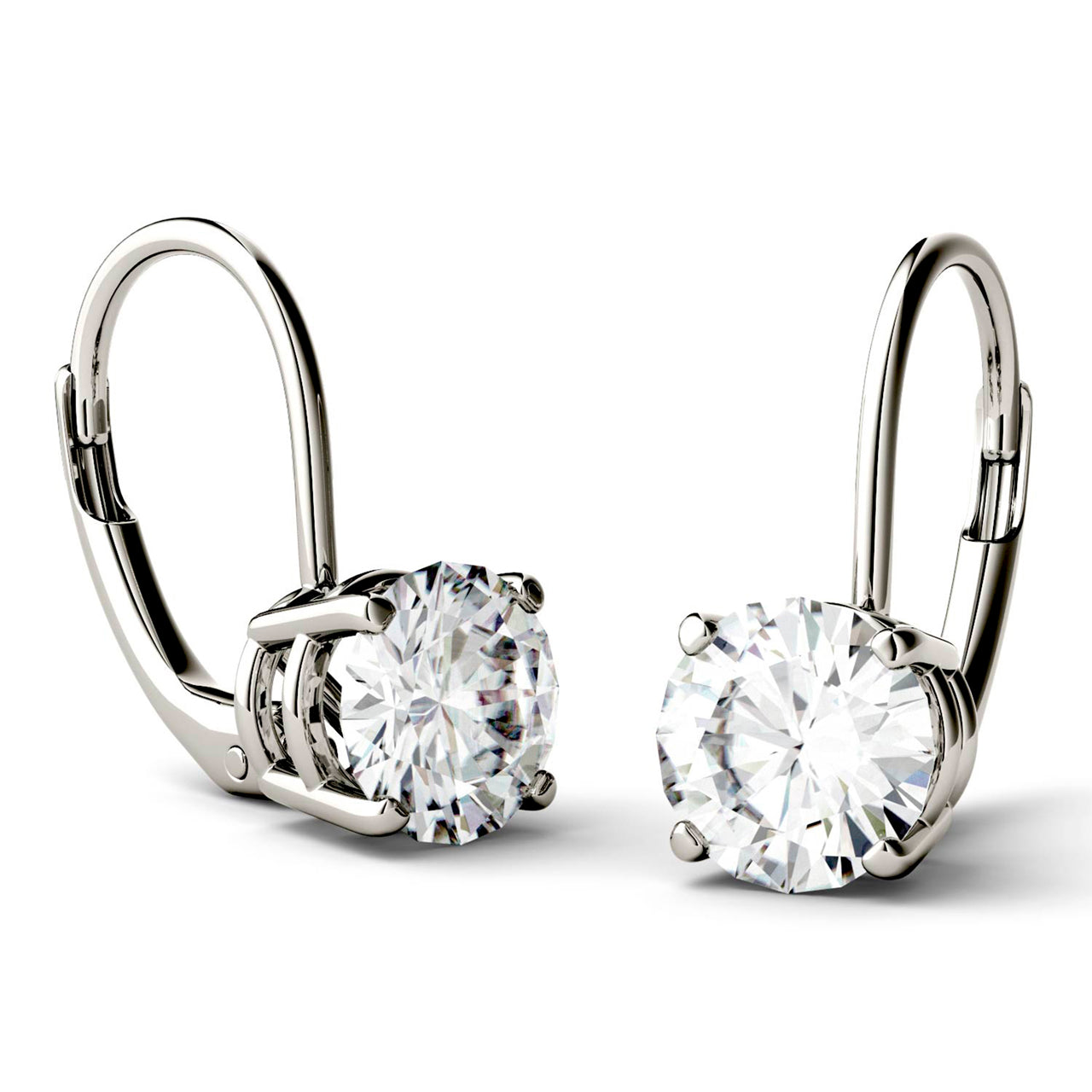 2.00 CTW DEW Round Forever Bright™ Moissanite Earrings