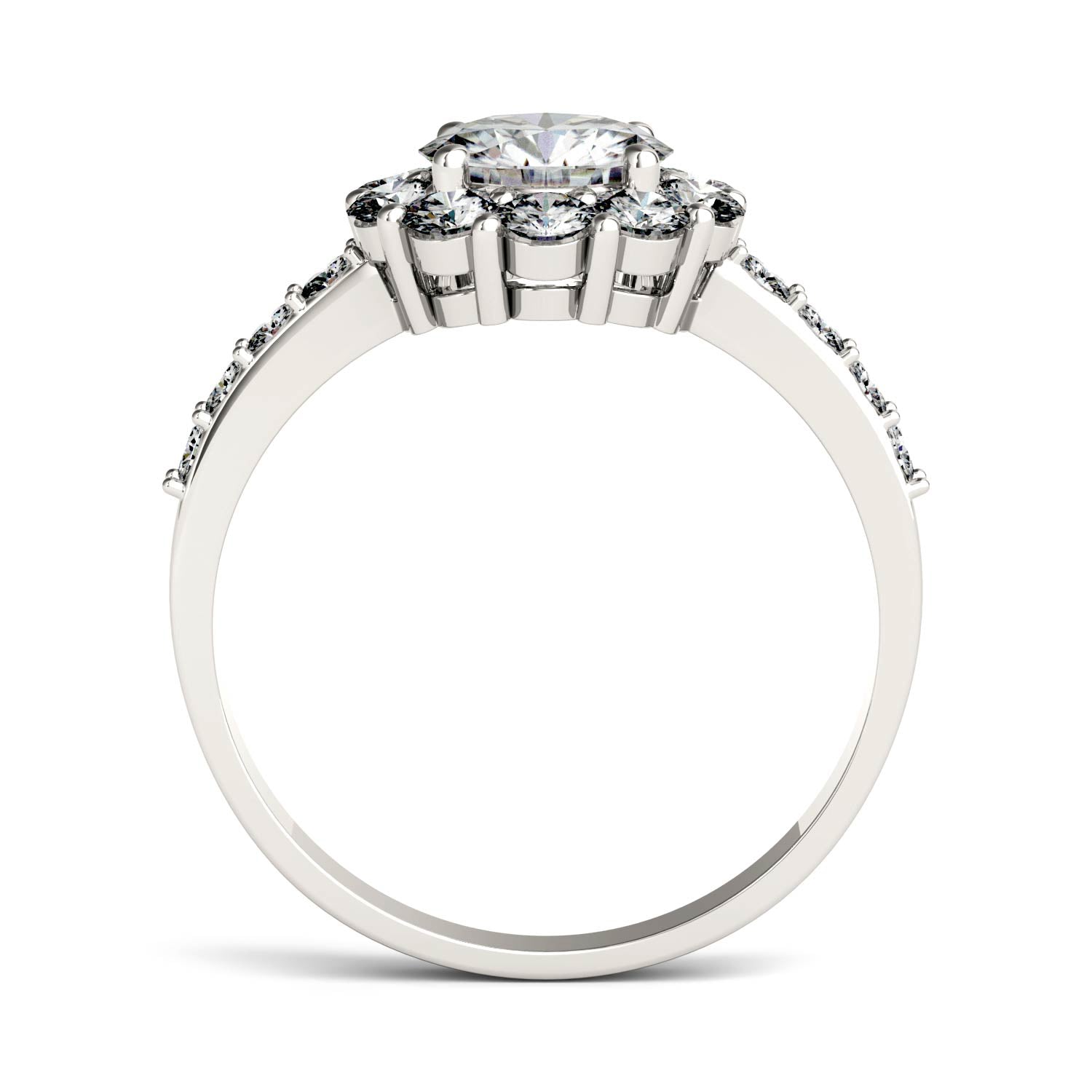 1.78 CTW DEW Round Forever Bright™ Moissanite Ring