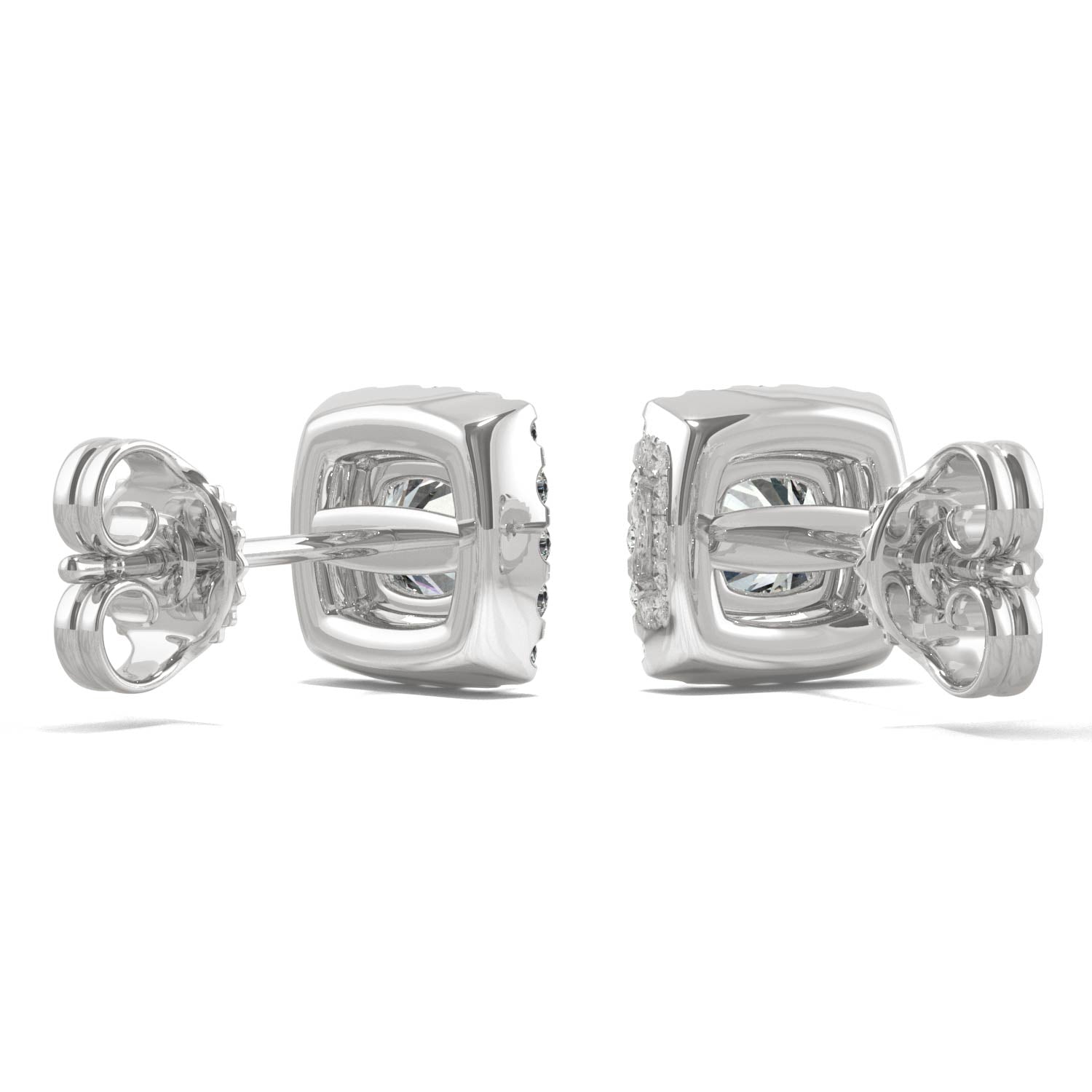 1.32 CTW DEW Cushion Forever Bright™ Moissanite Earrings