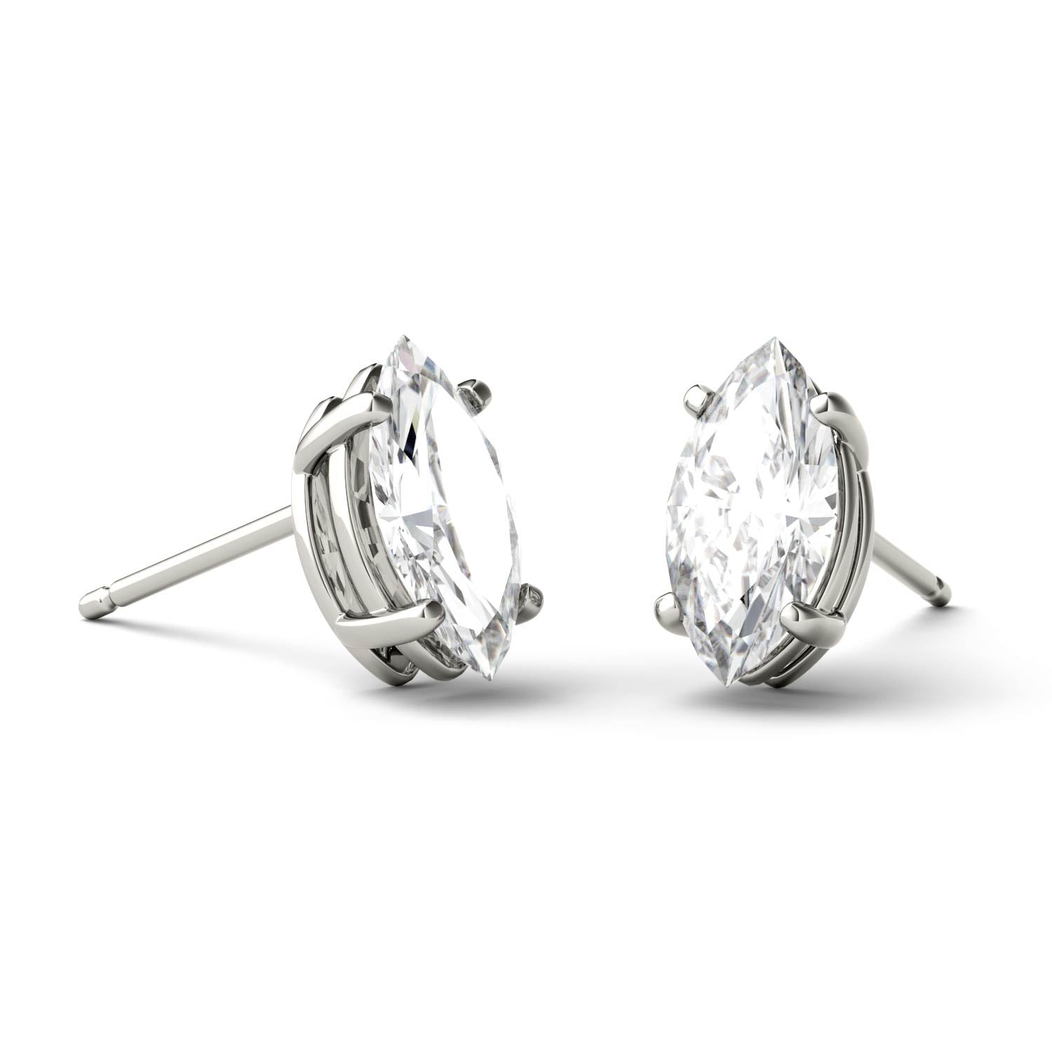 1.00 CTW DEW Marquise Forever Bright™ Moissanite Earrings