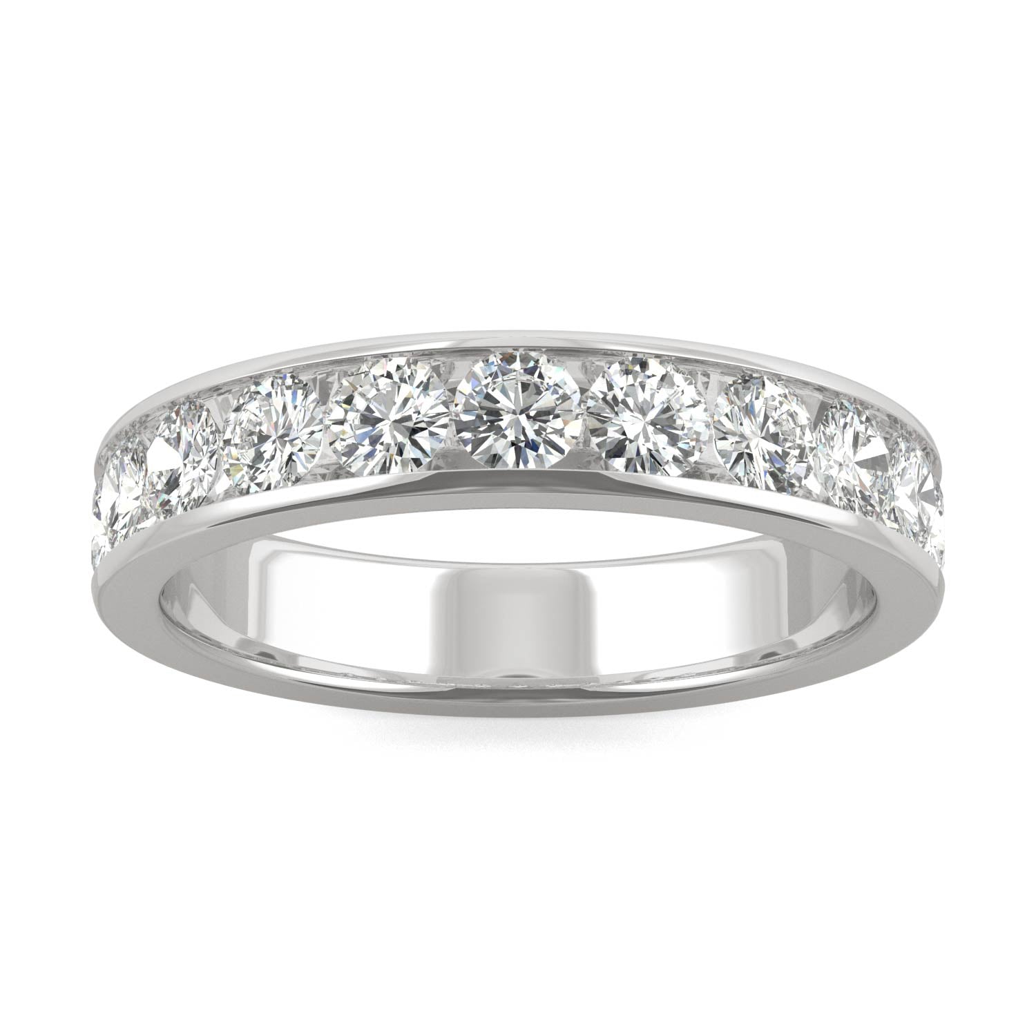 1.10 CTW DEW Round Forever Bright™ Moissanite Ring