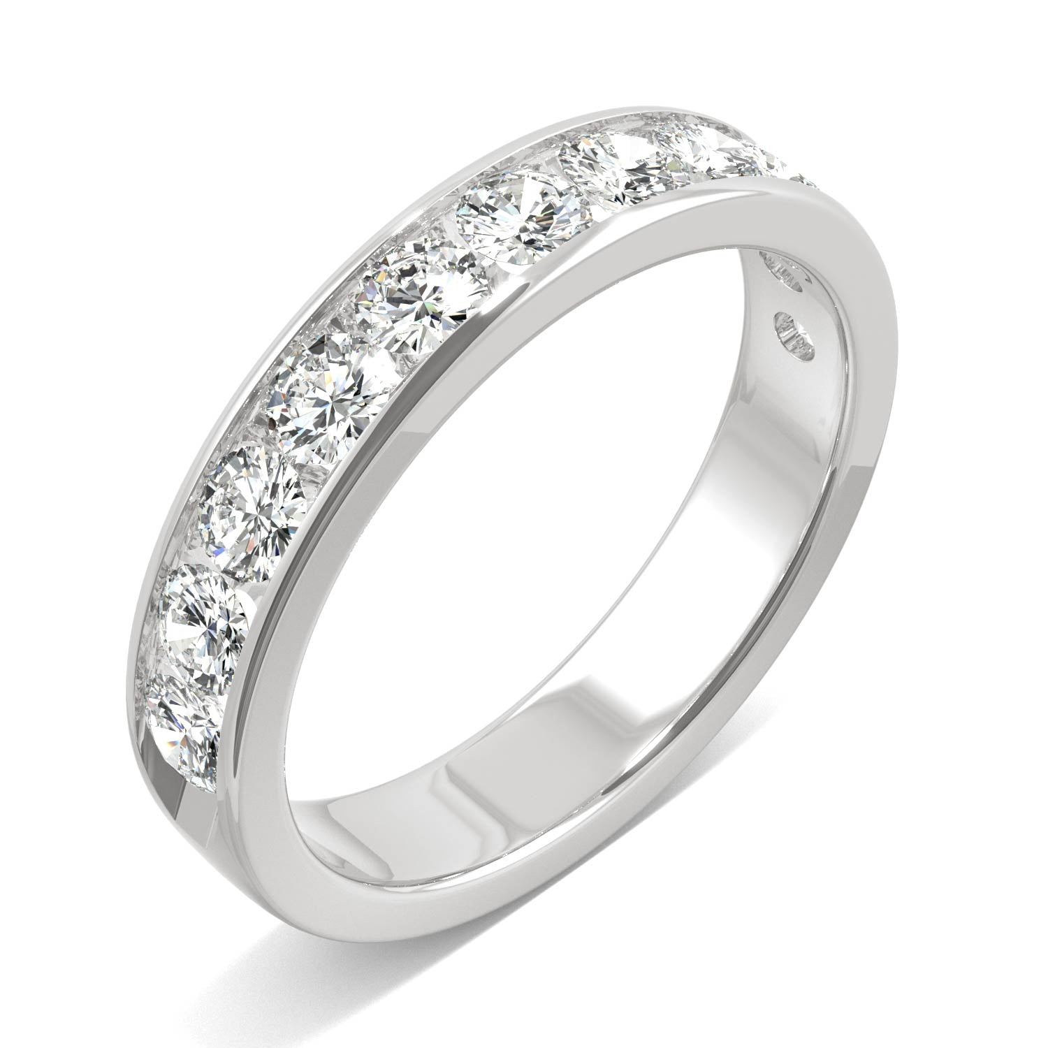 1.10 CTW DEW Round Forever Bright™ Moissanite Ring