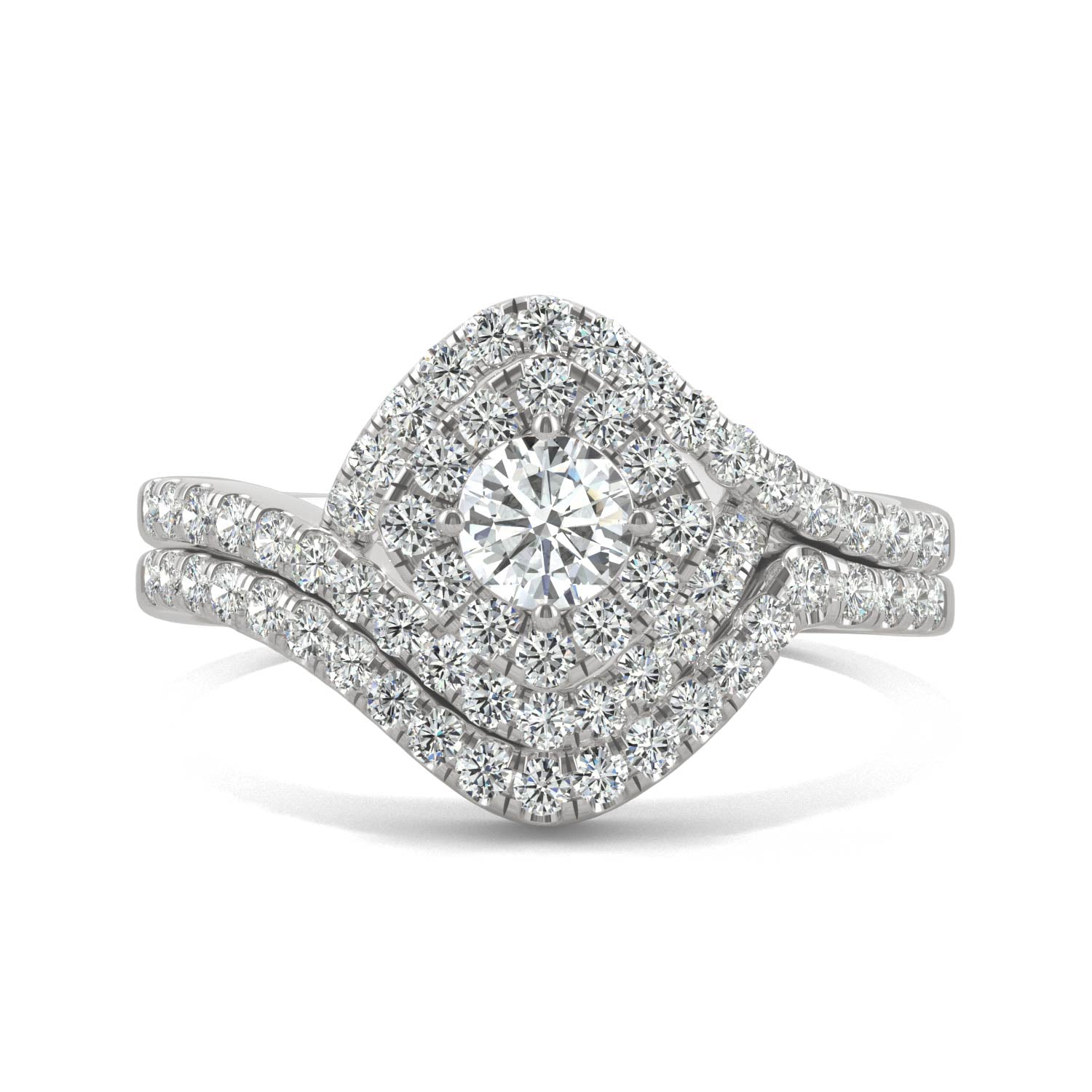 0.88 CTW DEW Round Forever Bright™ Moissanite Ring