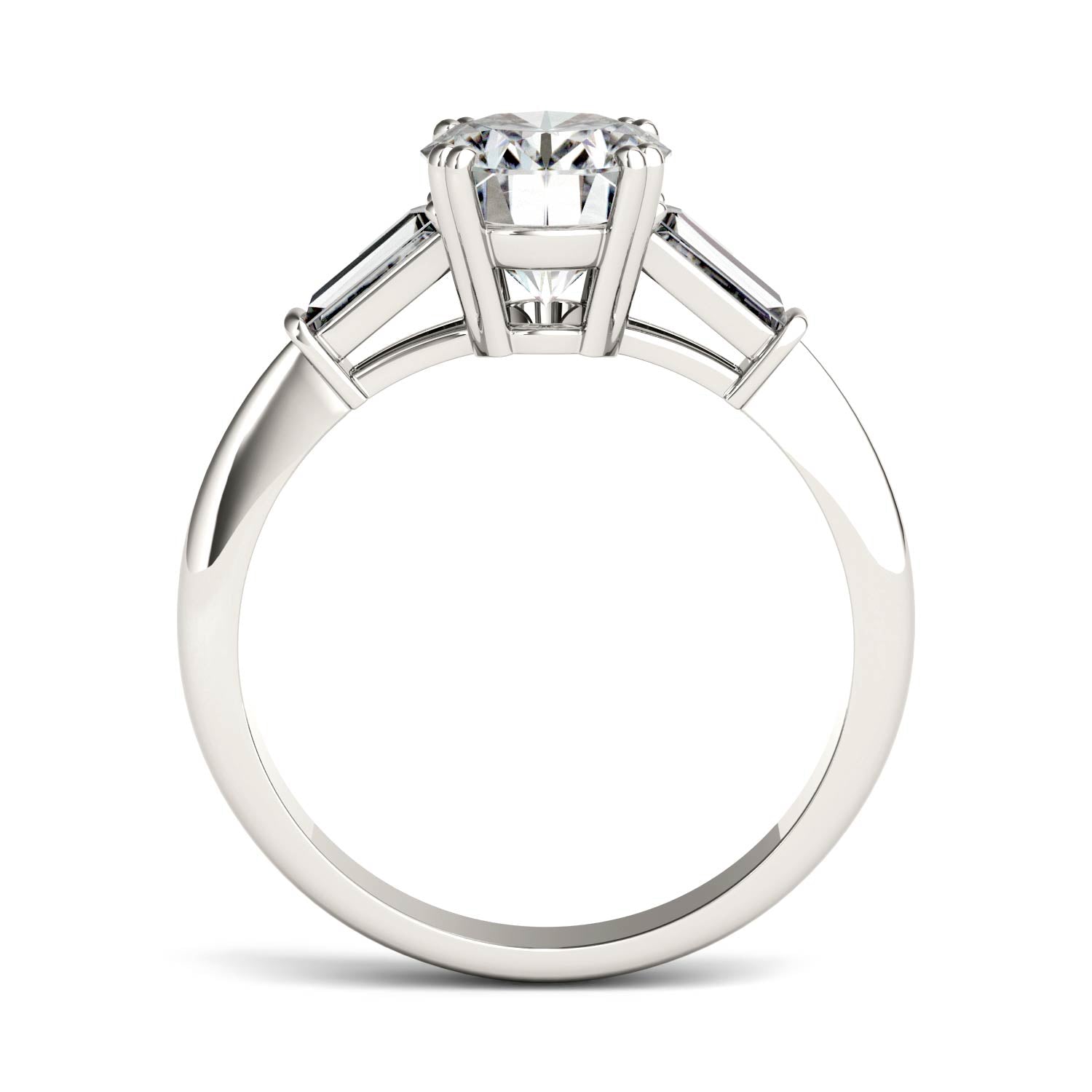 2.44 CTW DEW Oval Forever Bright™ Moissanite Ring