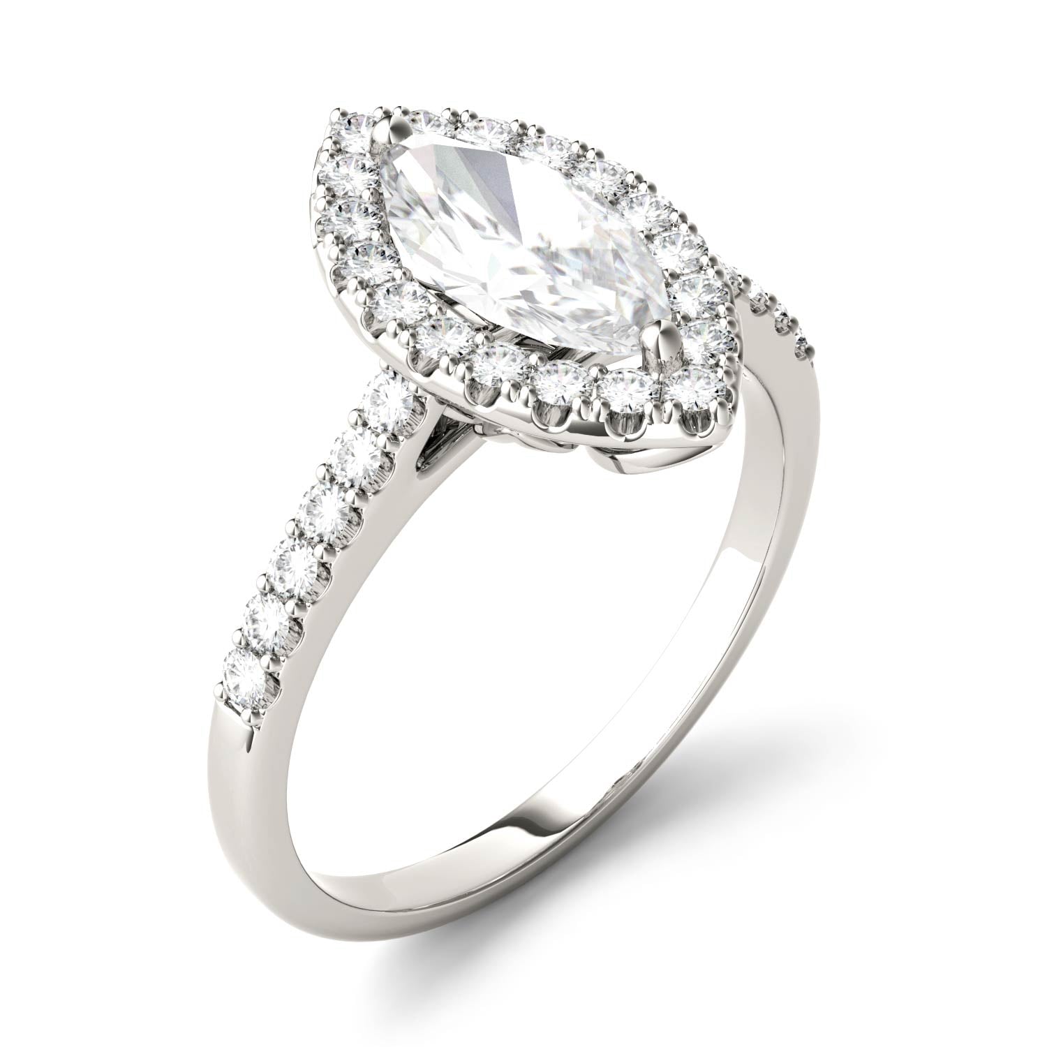 1.45 CTW DEW Marquise Forever Bright™ Moissanite Ring