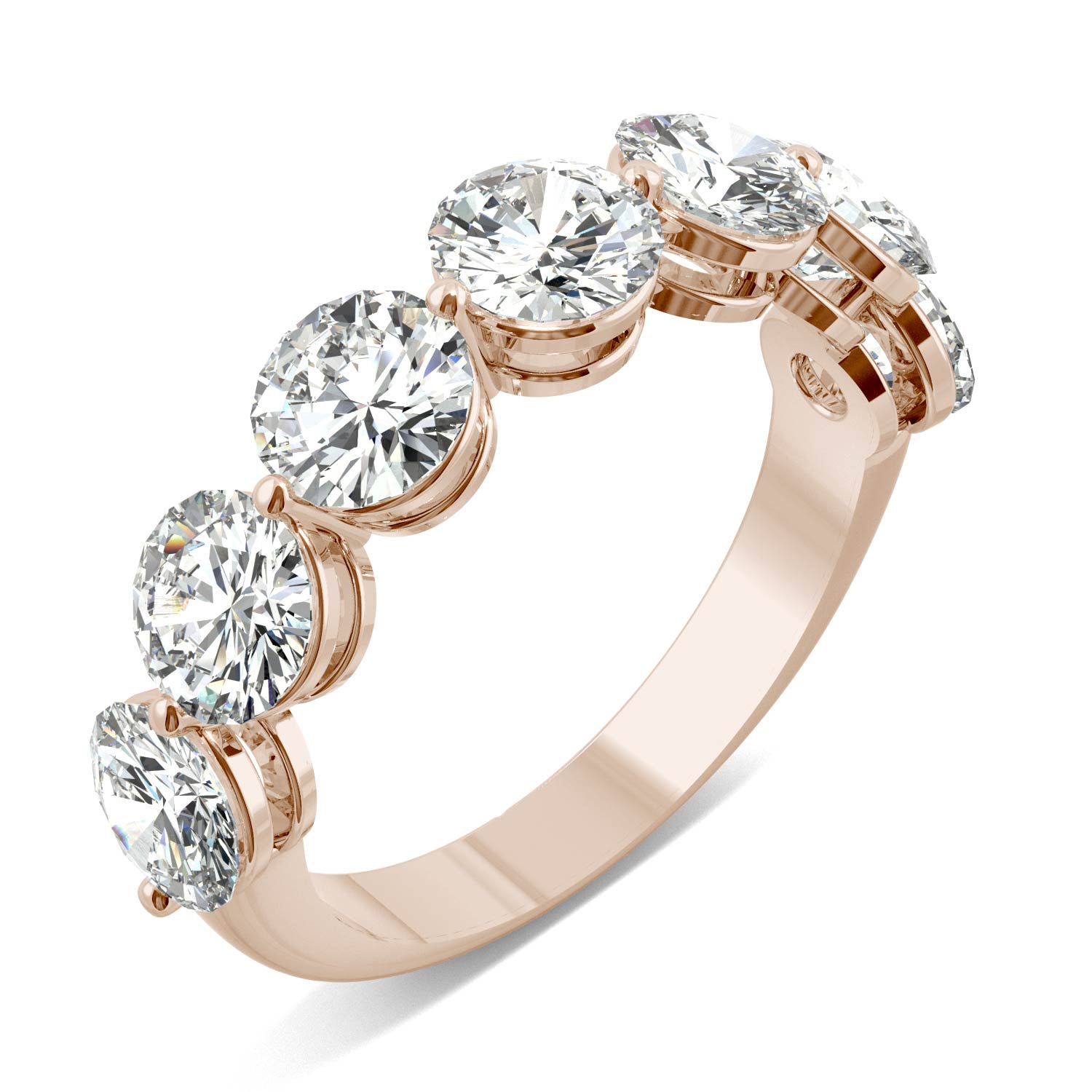 3.50 CTW DEW Round Forever Bright™ Moissanite Ring