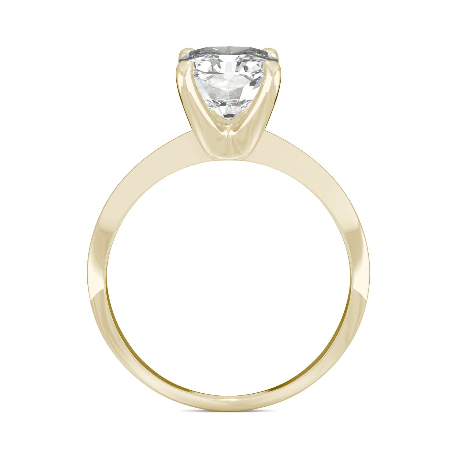 2.70 CTW DEW Radiant Forever One™ Moissanite Classic Solitaire Ring