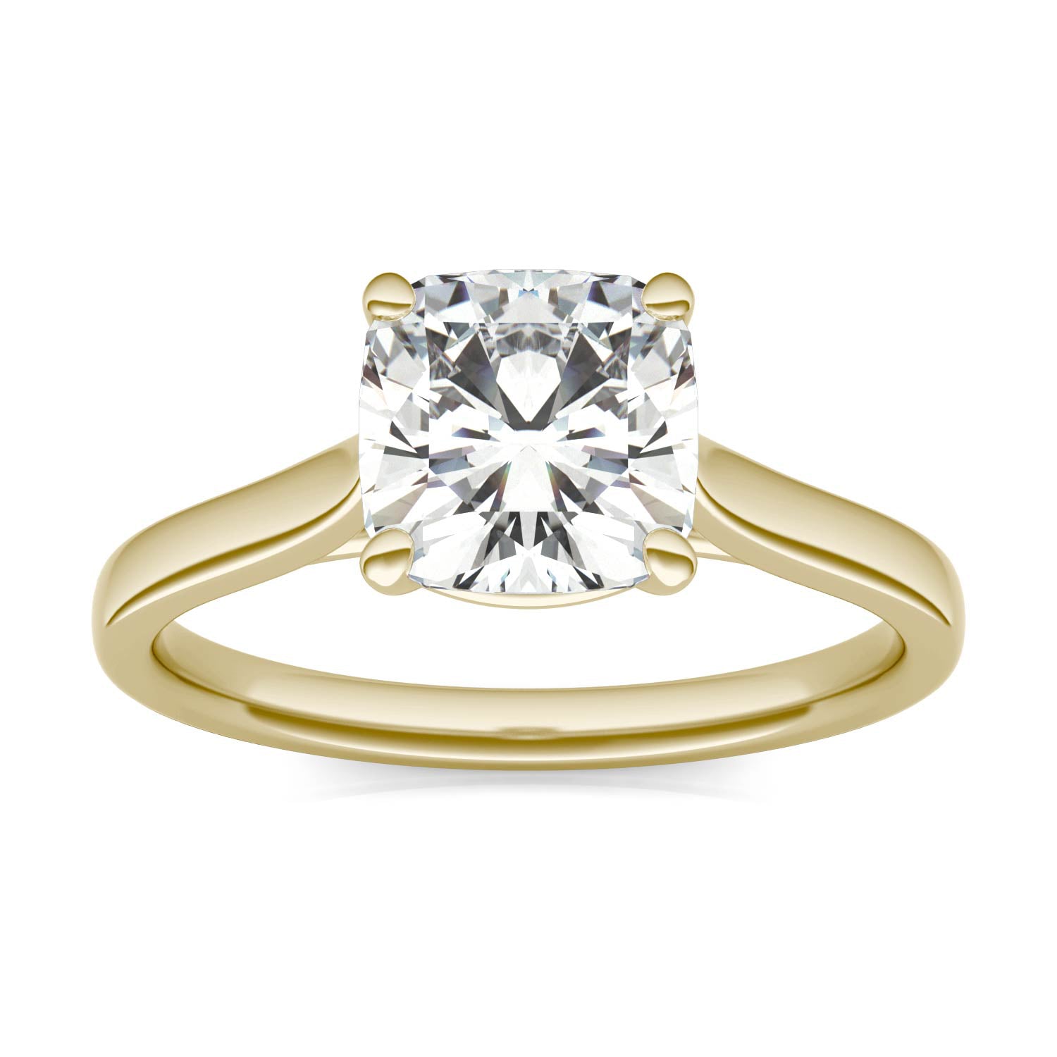 2.00 CTW DEW Cushion Forever Bright™ Moissanite Ring