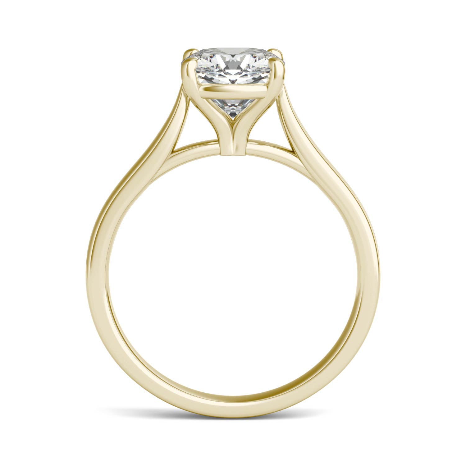 2.00 CTW DEW Cushion Forever Bright™ Moissanite Ring