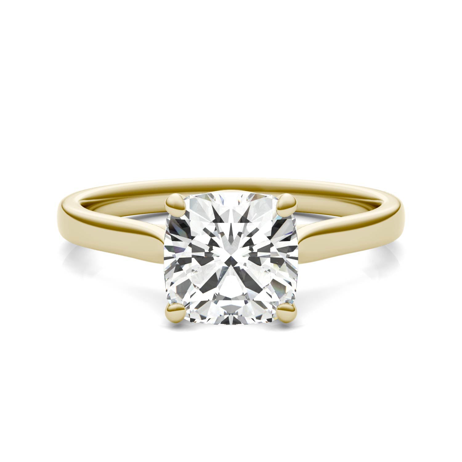 2.00 CTW DEW Cushion Forever Bright™ Moissanite Ring