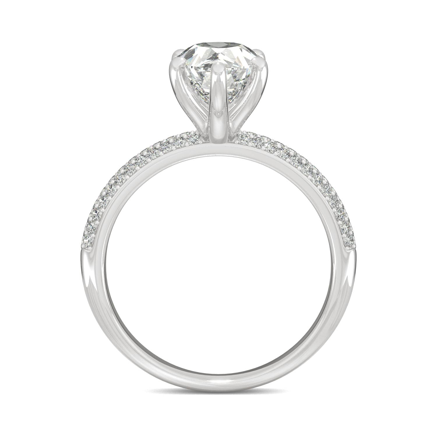 2.31 CTW DEW Pear Forever Bright™ Moissanite Ring