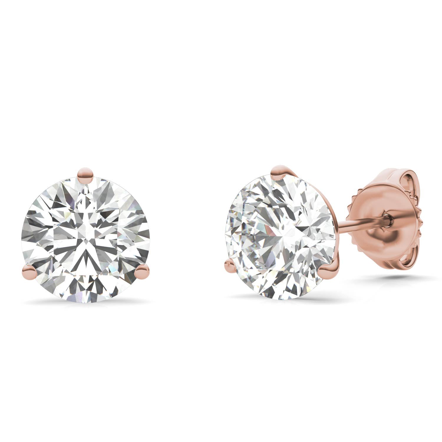 2.00 CTW DEW Round Forever Bright™ Moissanite Earrings