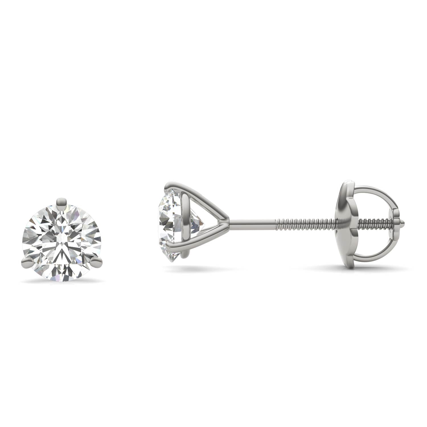 1 CTW Round Caydia® Lab Grown Diamond Earring