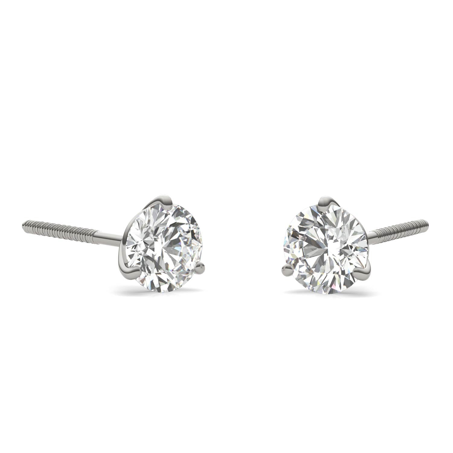 1 CTW Round Caydia® Lab Grown Diamond Earring