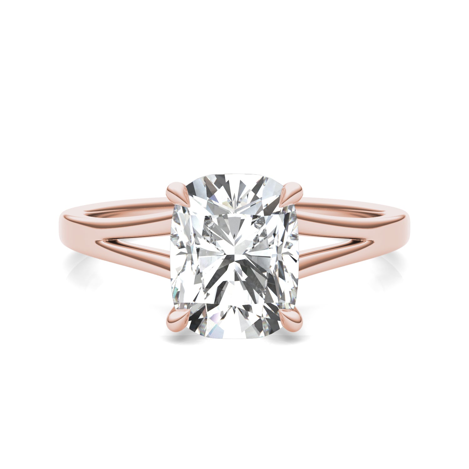 2.36 CTW DEW Elongated Cushion Forever Bright™ Moissanite Ring