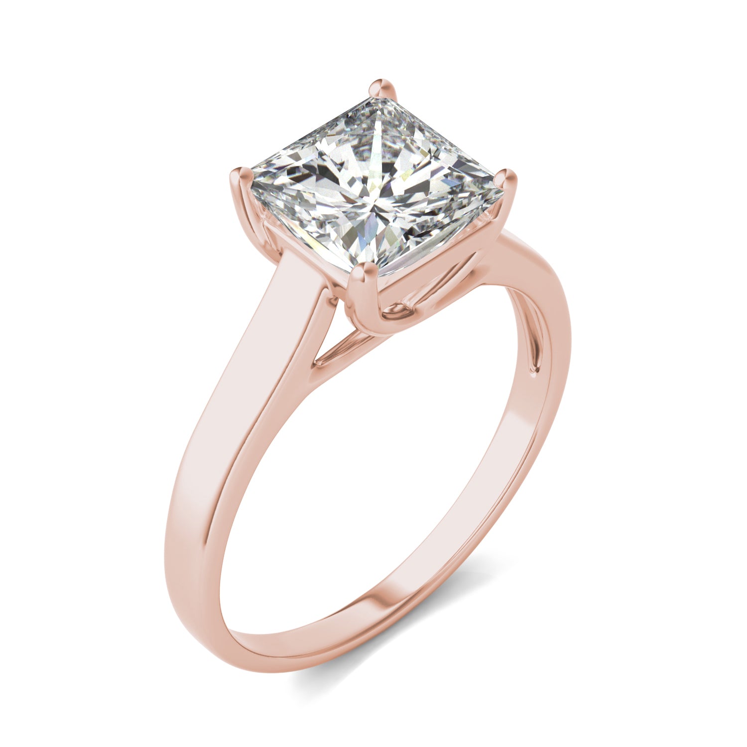 1.92 CTW DEW Princess Forever Bright™ Moissanite Ring