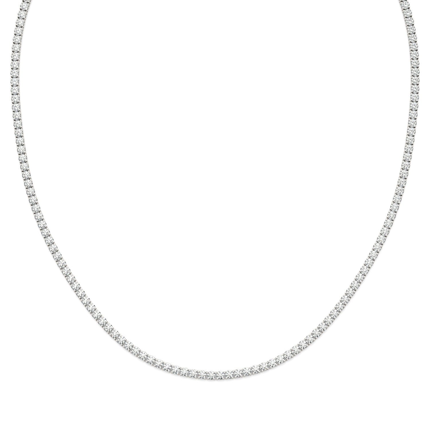 6 1/4 CTW Round Caydia® Lab Grown Diamond Tennis Necklace