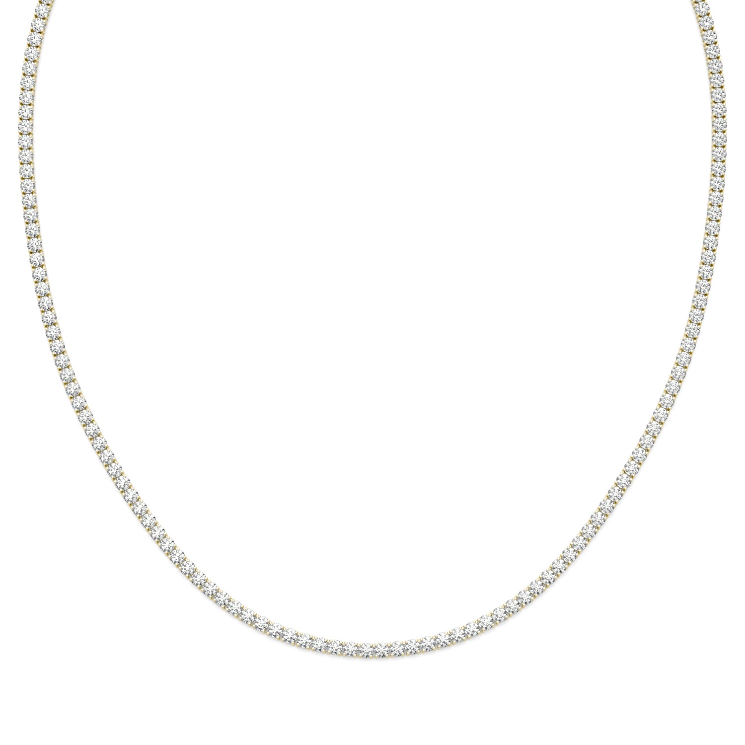 6 1/4 CTW Round Caydia® Lab Grown Diamond Tennis Necklace