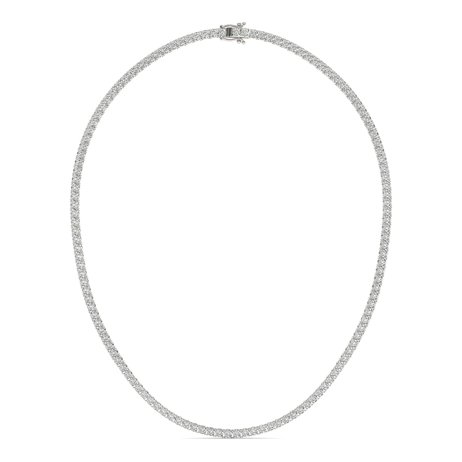 19 7/8 CTW Round Caydia® Lab Grown Diamond Tennis Necklace