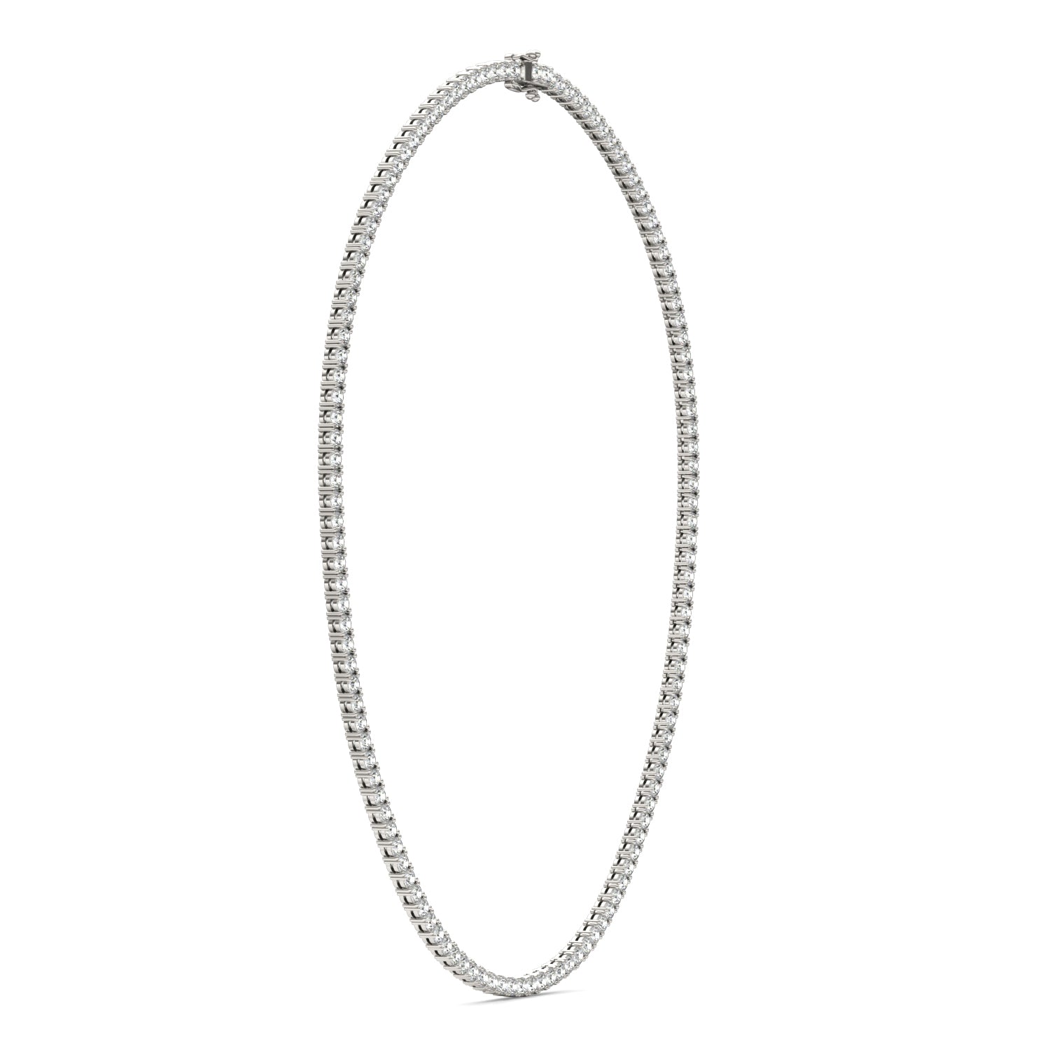 19 7/8 CTW Round Caydia® Lab Grown Diamond Tennis Necklace