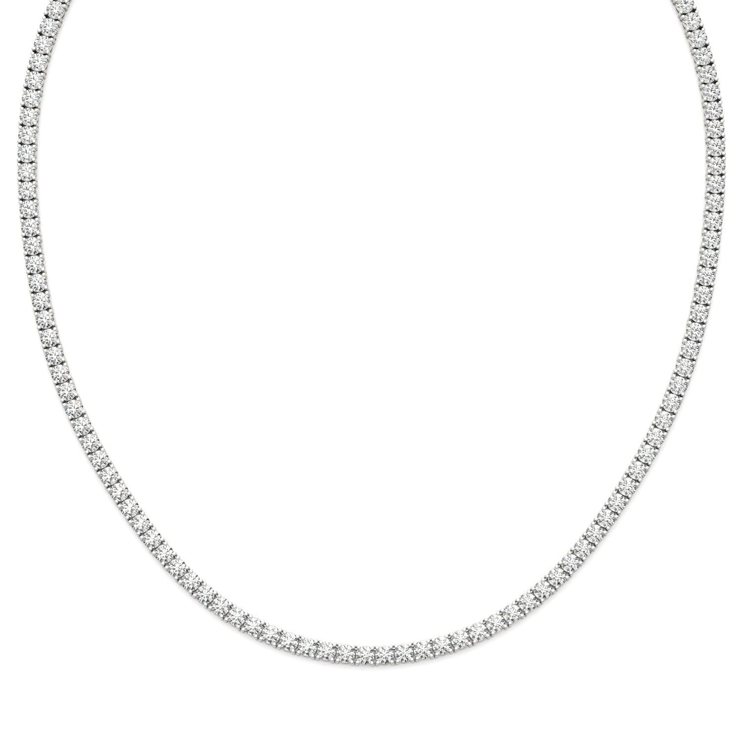 19 7/8 CTW Round Caydia® Lab Grown Diamond Tennis Necklace