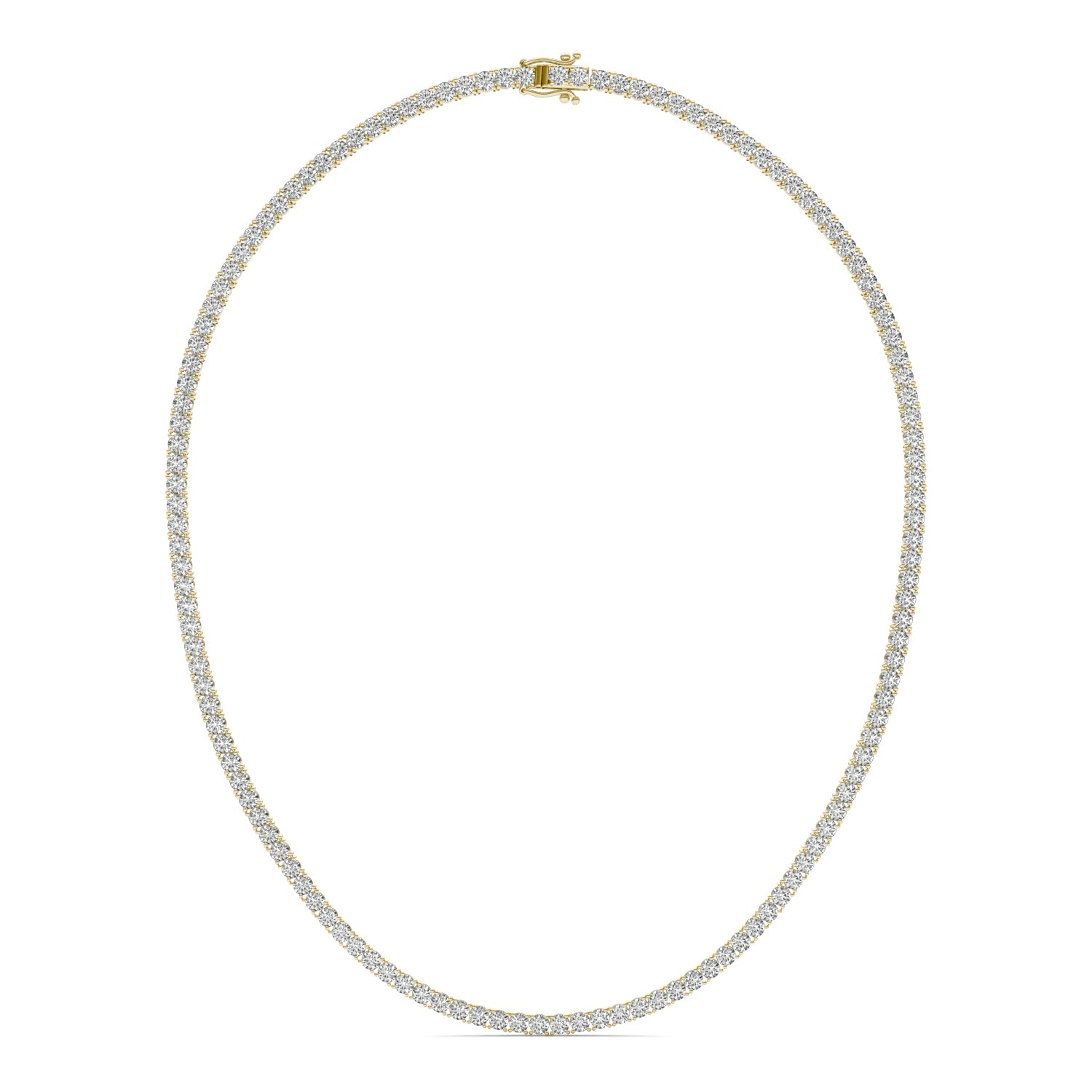 19 7/8 CTW Round Caydia® Lab Grown Diamond Tennis Necklace