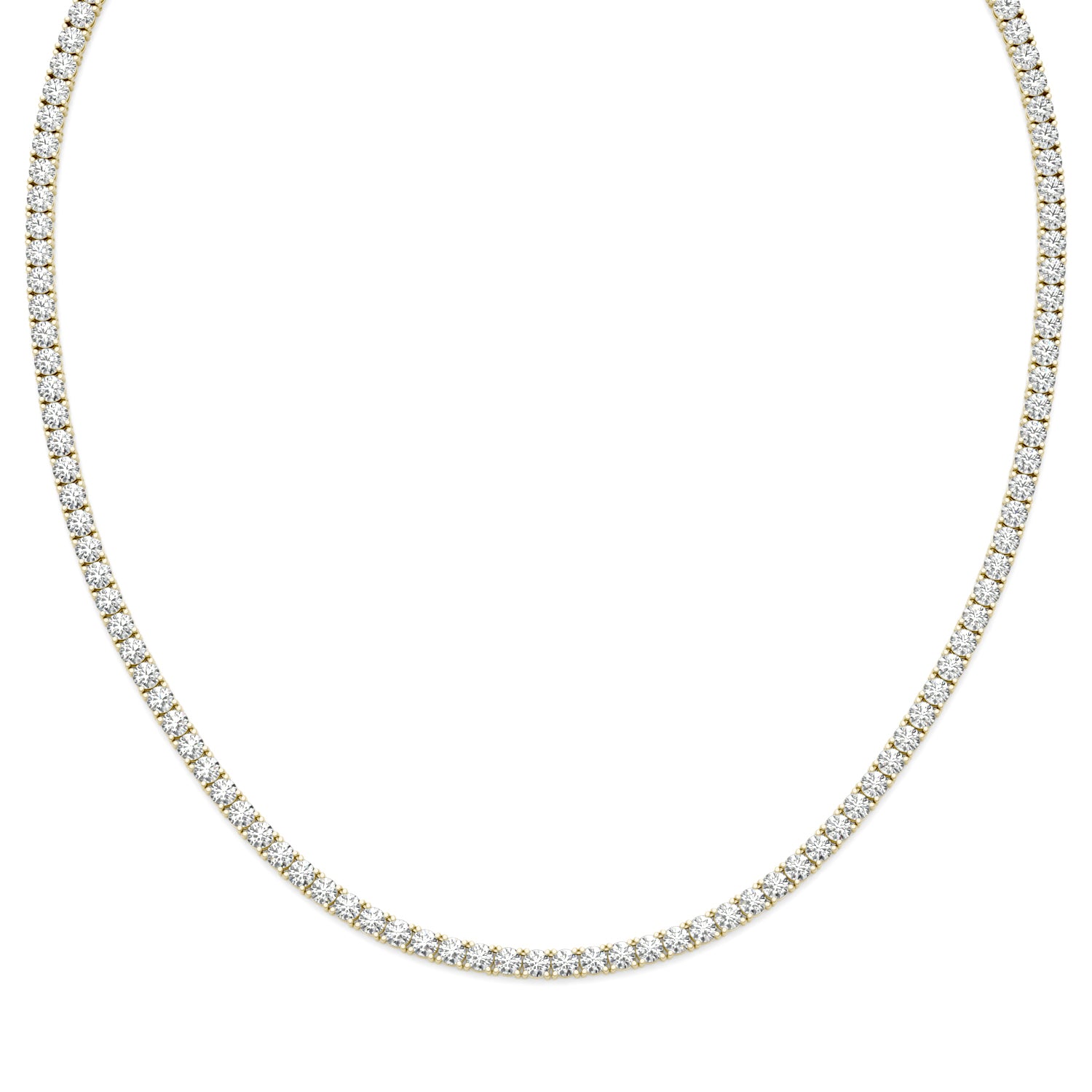 19 7/8 CTW Round Caydia® Lab Grown Diamond Tennis Necklace