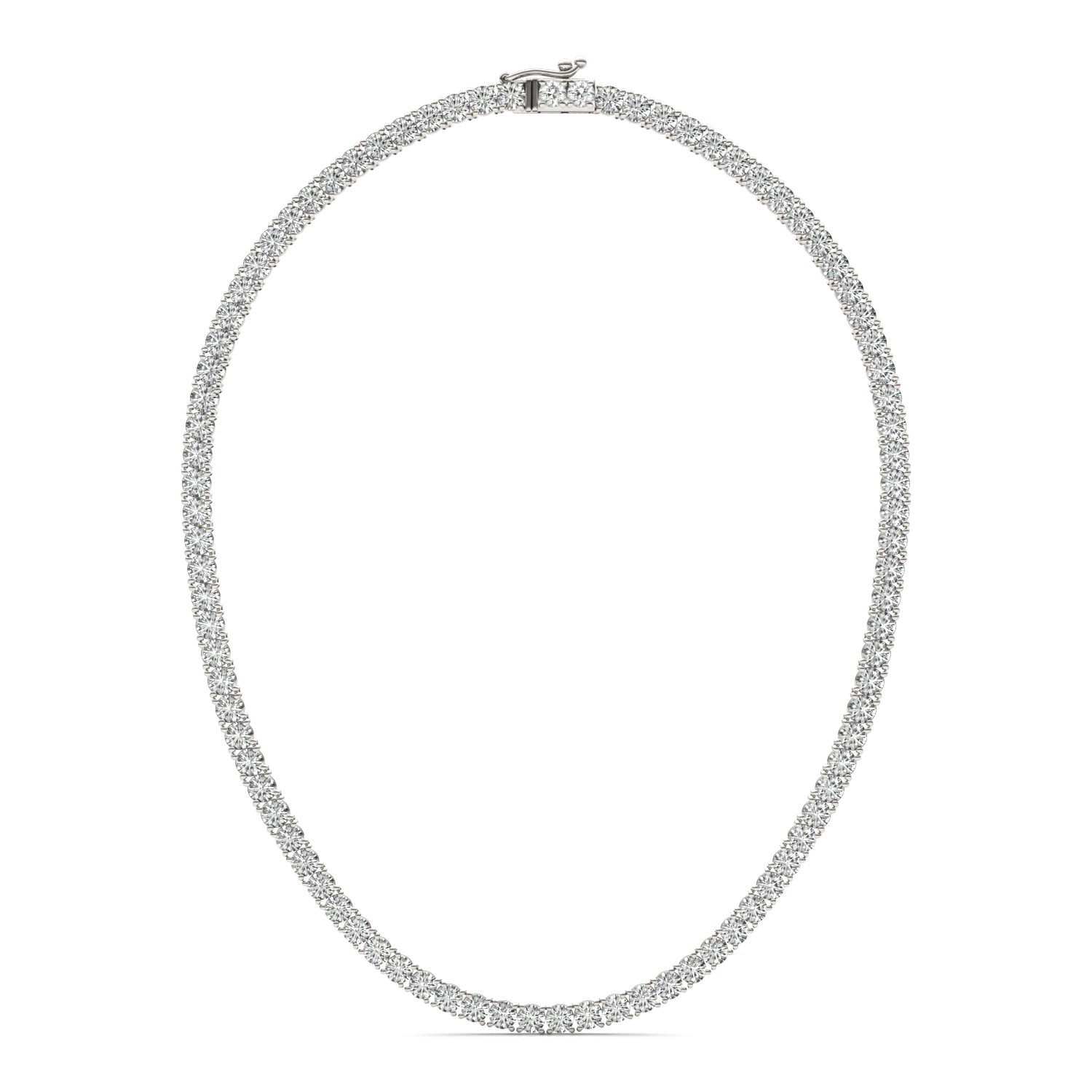 25 CTW Round Caydia® Lab Grown Diamond Tennis Necklace