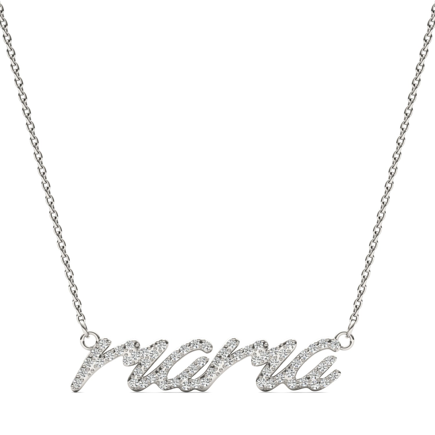 1/3 CTW Round Caydia® Lab Grown Diamond Mama Necklace