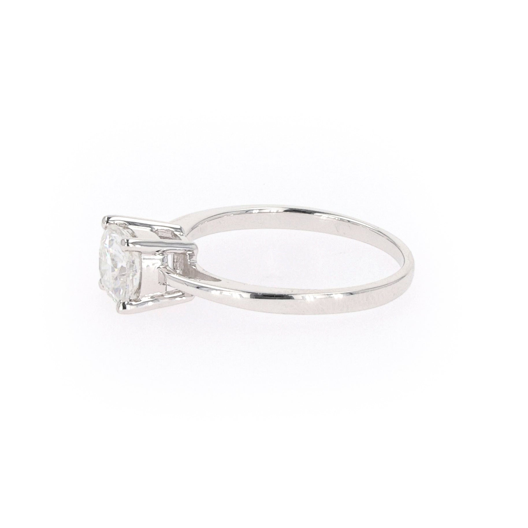 1.10 CTW DEW Cushion Forever Classic™ Moissanite Ring