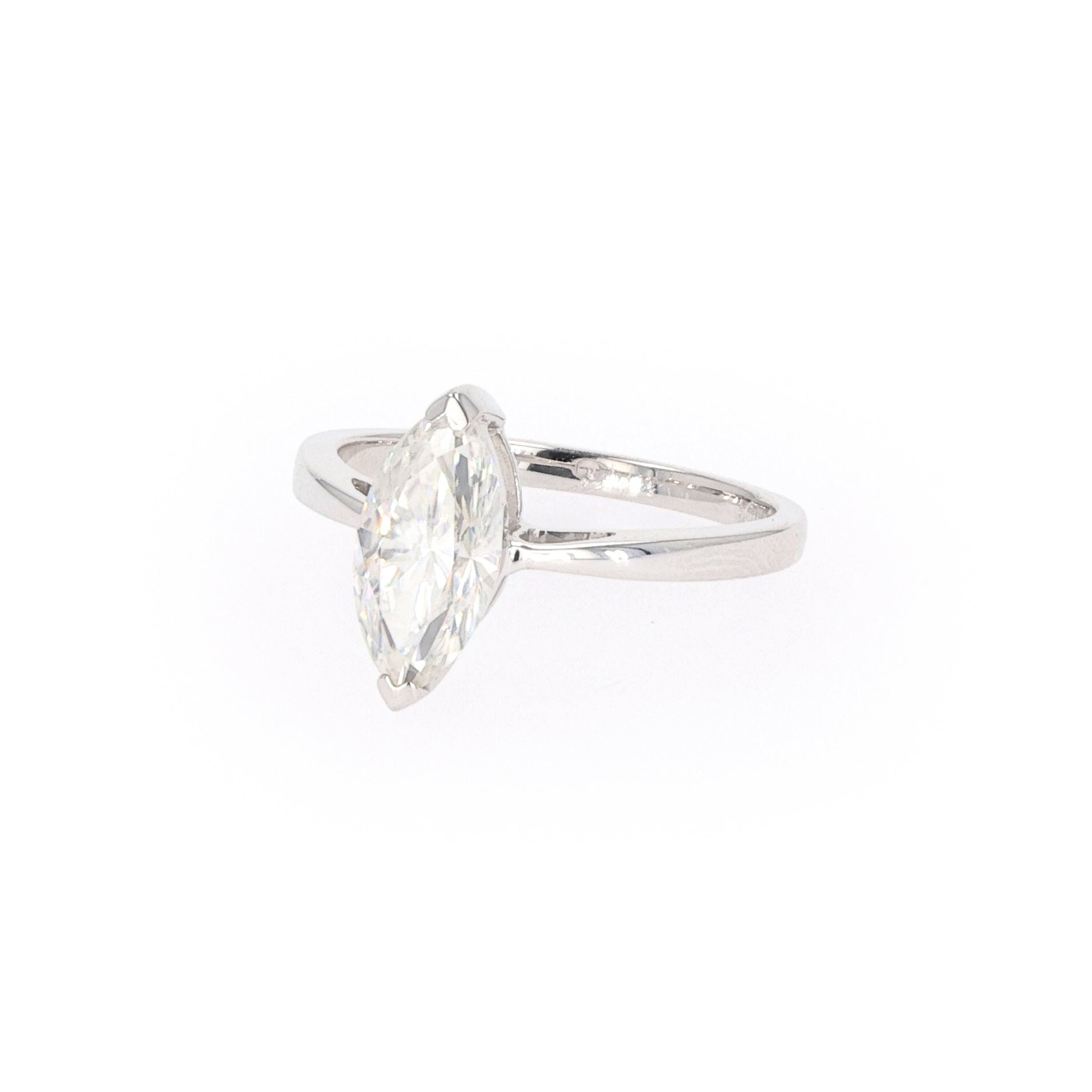 1.80 CTW DEW Marquise Forever Classic™ Moissanite Ring