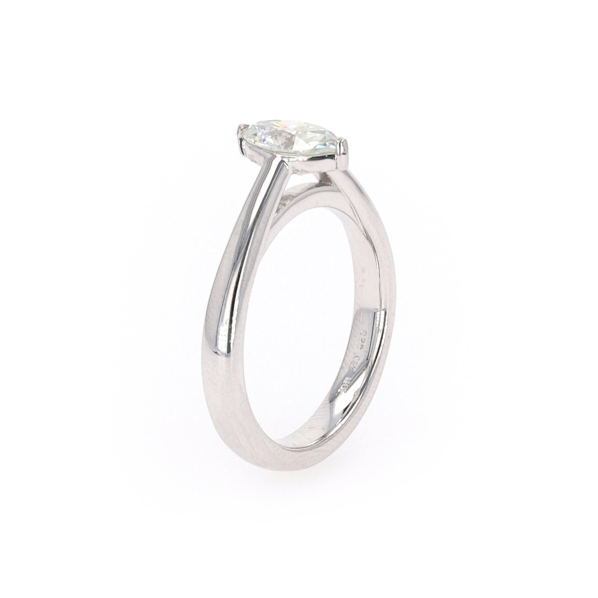 0.70 CTW DEW Marquise Forever Classic™ Moissanite Ring