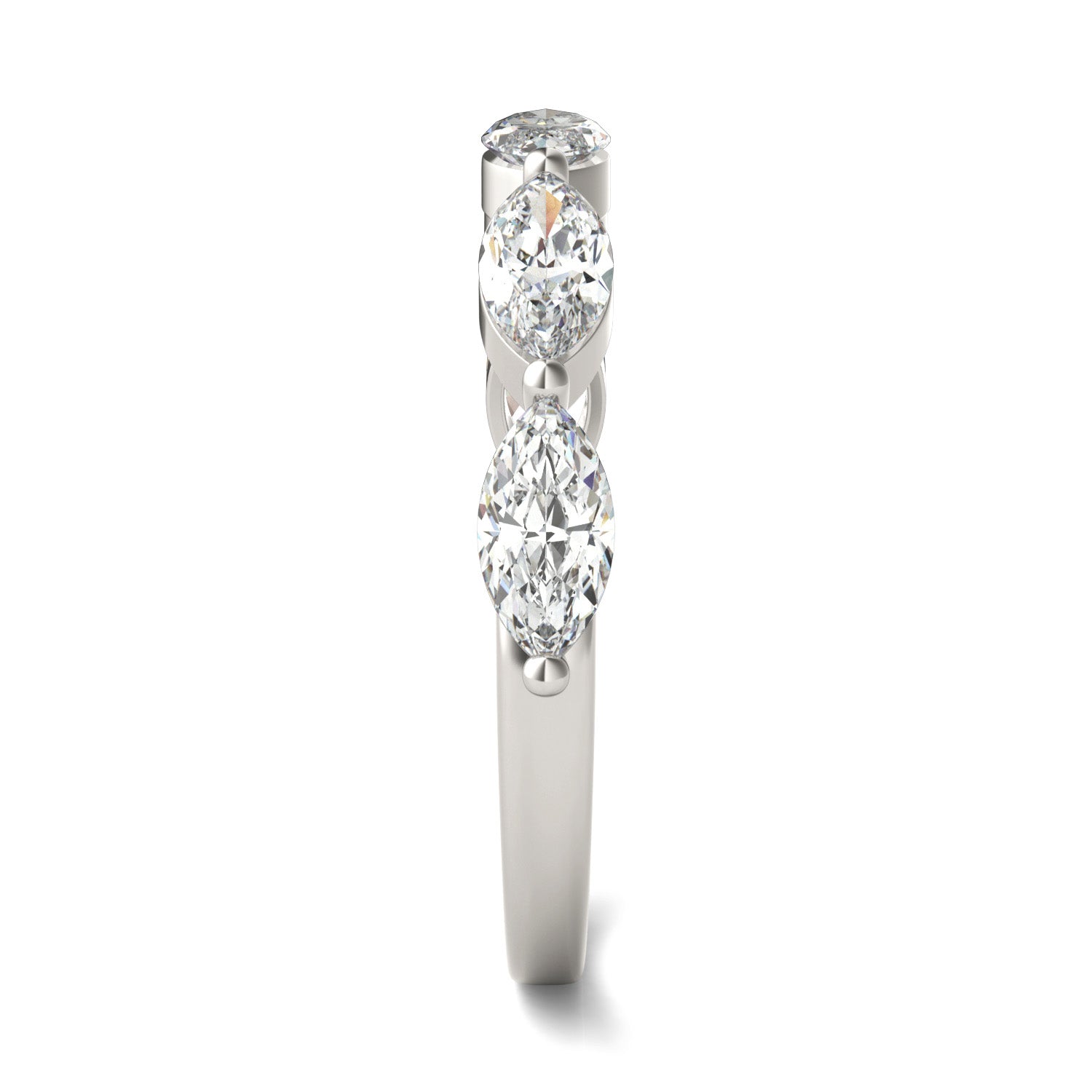 1 CTW Marquise Caydia® Lab Grown Diamond East-West Five Stone Anniversary Ring