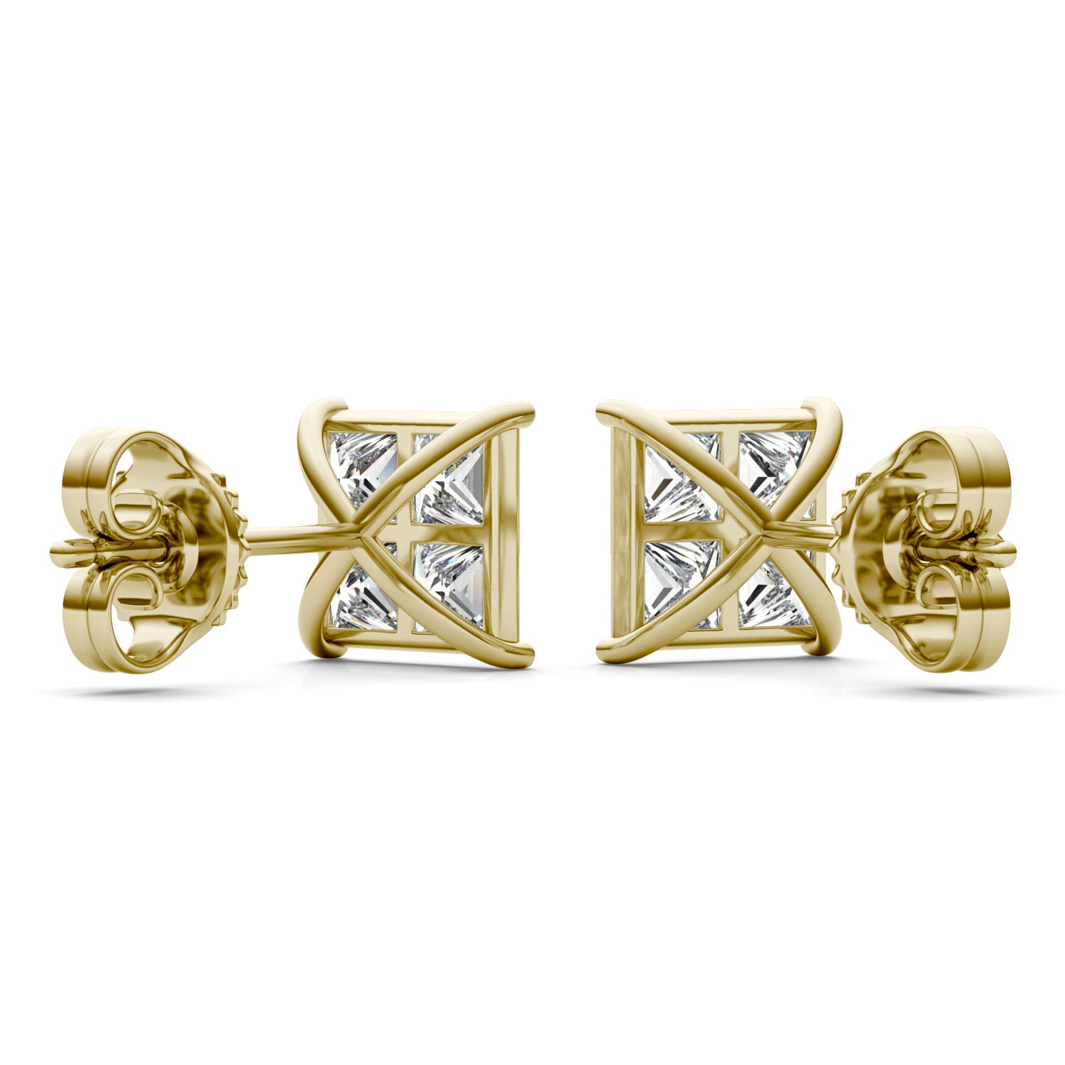 1 CTW Square Caydia® Lab Grown Diamond Earrings